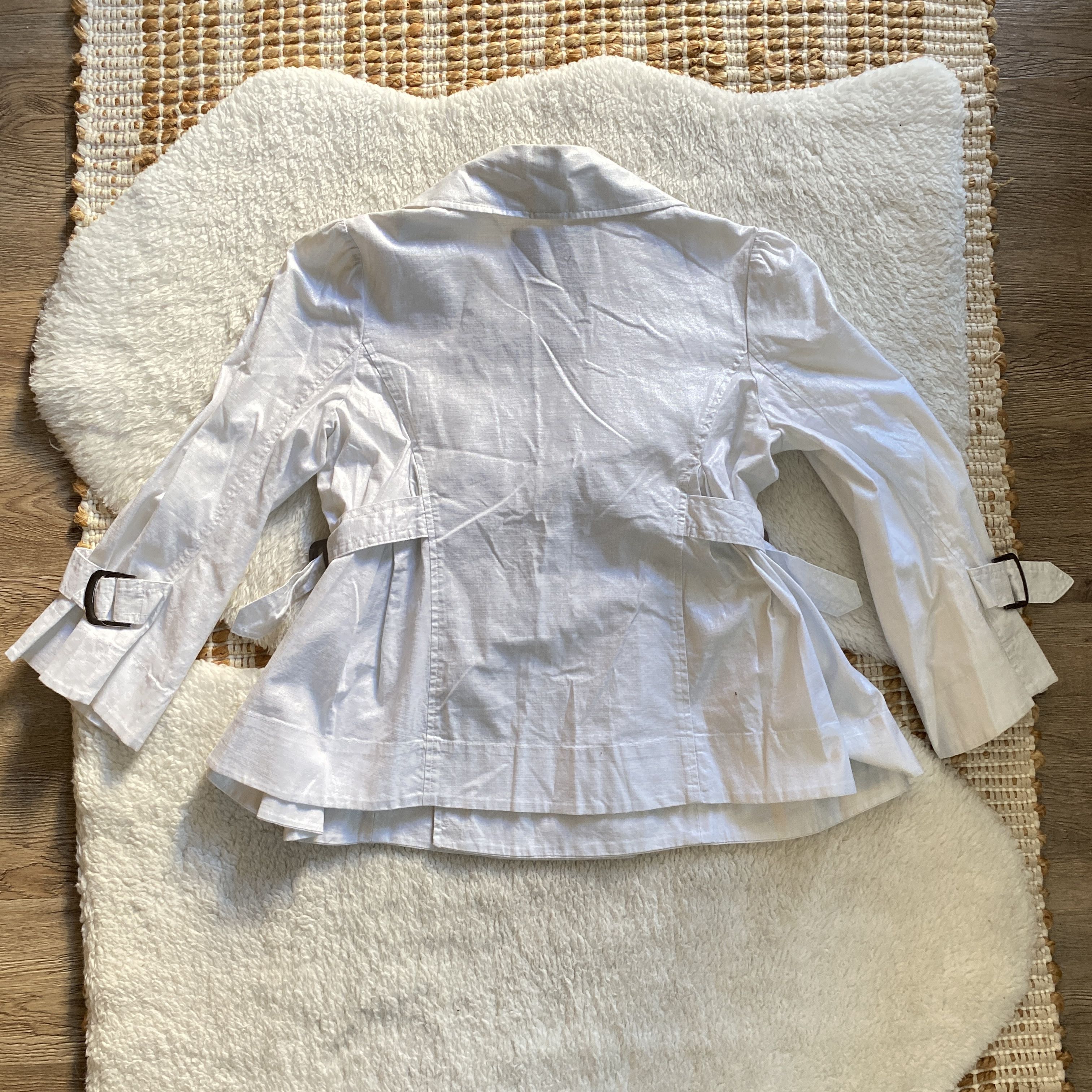 Buffalo David Bitton Buffalo David Bitton White Blazer Jacket Women’s Size M / US 6-8 / IT 42-44 - 4 Thumbnail