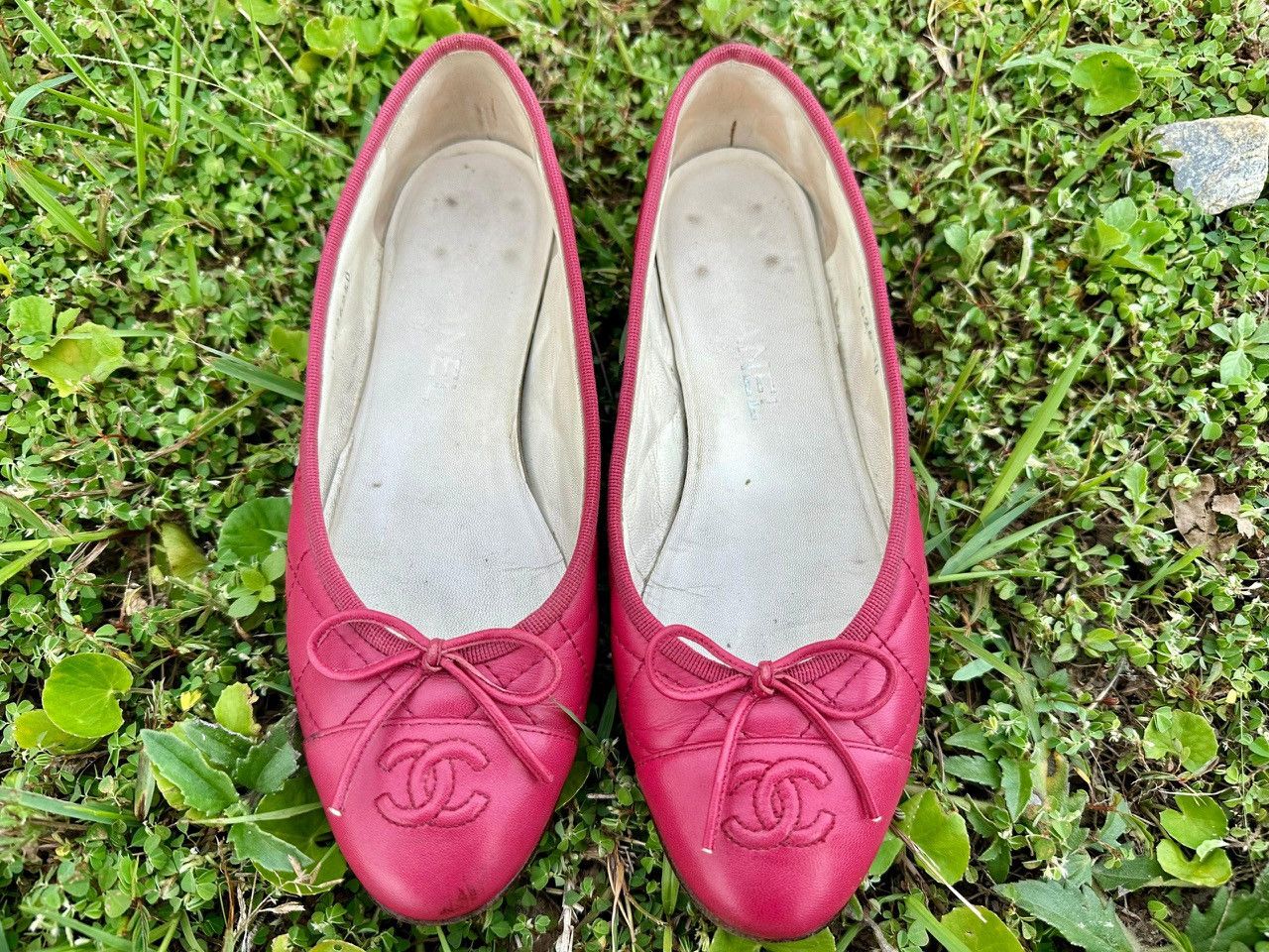 Chanel Authentic Chanel Aged Calfskin Ballet Flats Size US 7 / IT 37 - 3 Thumbnail