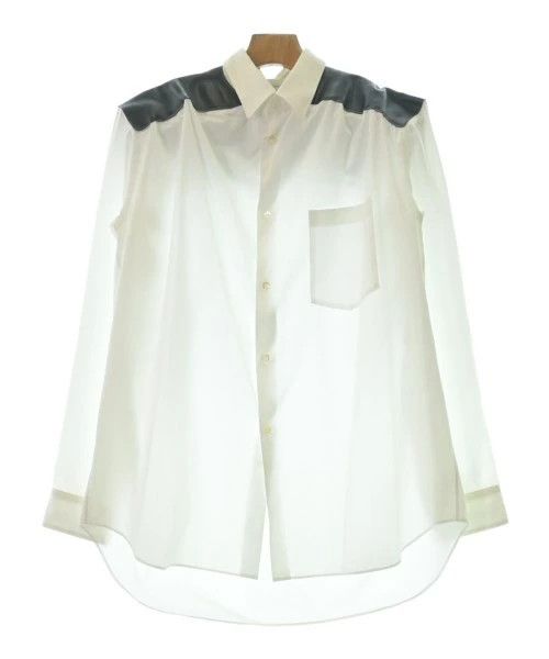 Comme des Garcons Homme Plus Shirt Long Sleeve Button Up Chest Pocket Plain White Size US M / EU 48-50 / 2 - 1 Thumbnail