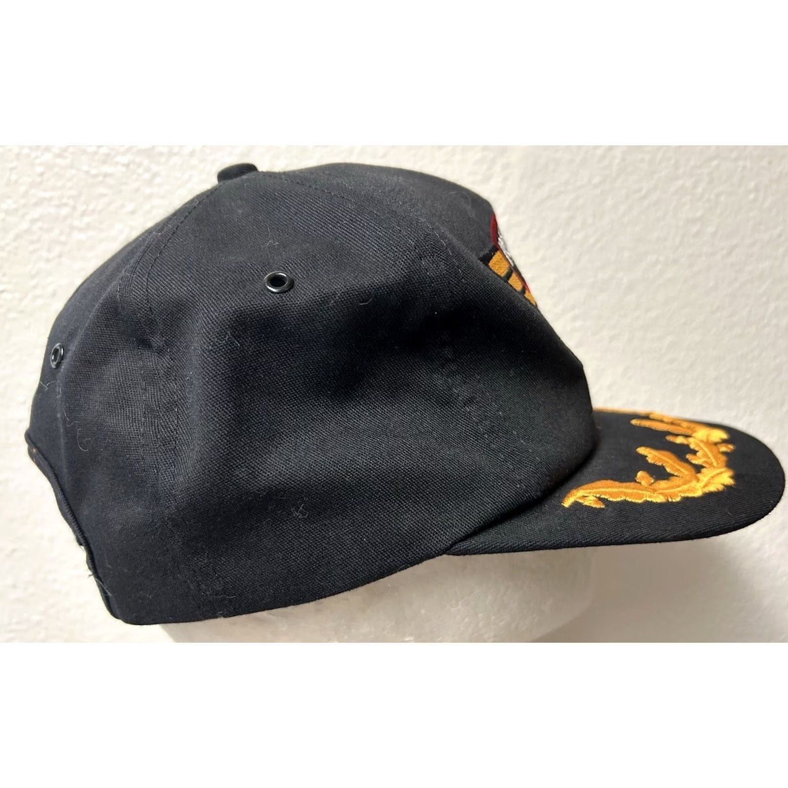 Vintage VINTAGE Red Baron Stearman Squadron Promo Black Hat Cap Snapback Size ONE SIZE - 3 Thumbnail