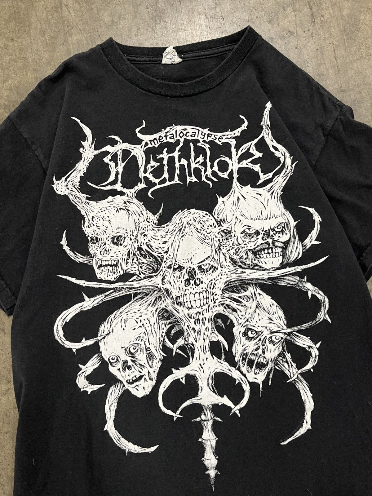 Band Tees × Vintage Vintage 2000s Metalocalypse Dethklok shirt grunge opium Size US M / EU 48-50 / 2 - 6 Thumbnail