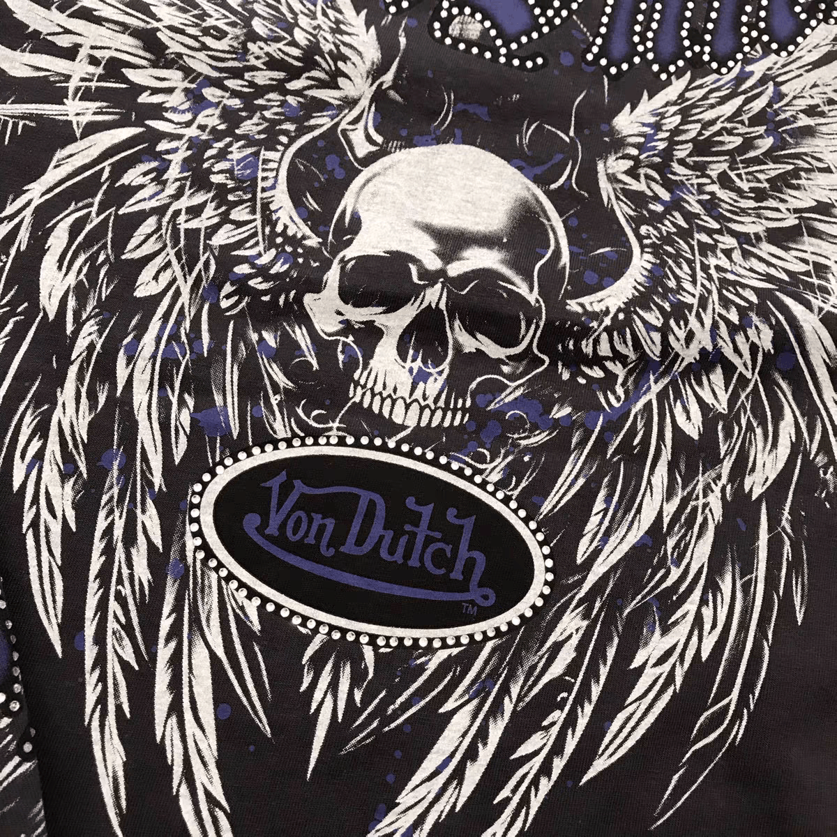 Von Dutch von dutch skull wings grunge tshirt Size US M / EU 48-50 / 2 - 3 Thumbnail