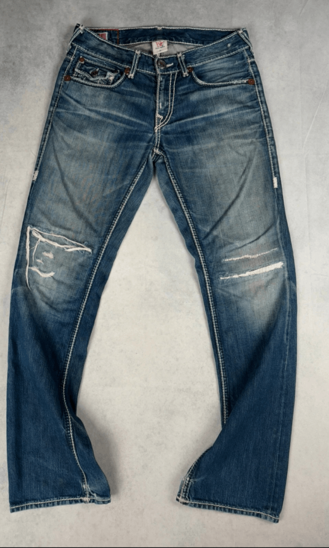 True Religion Rare True religion "made in USA" Ricky Giant Big t Size US 31 - 1 Thumbnail