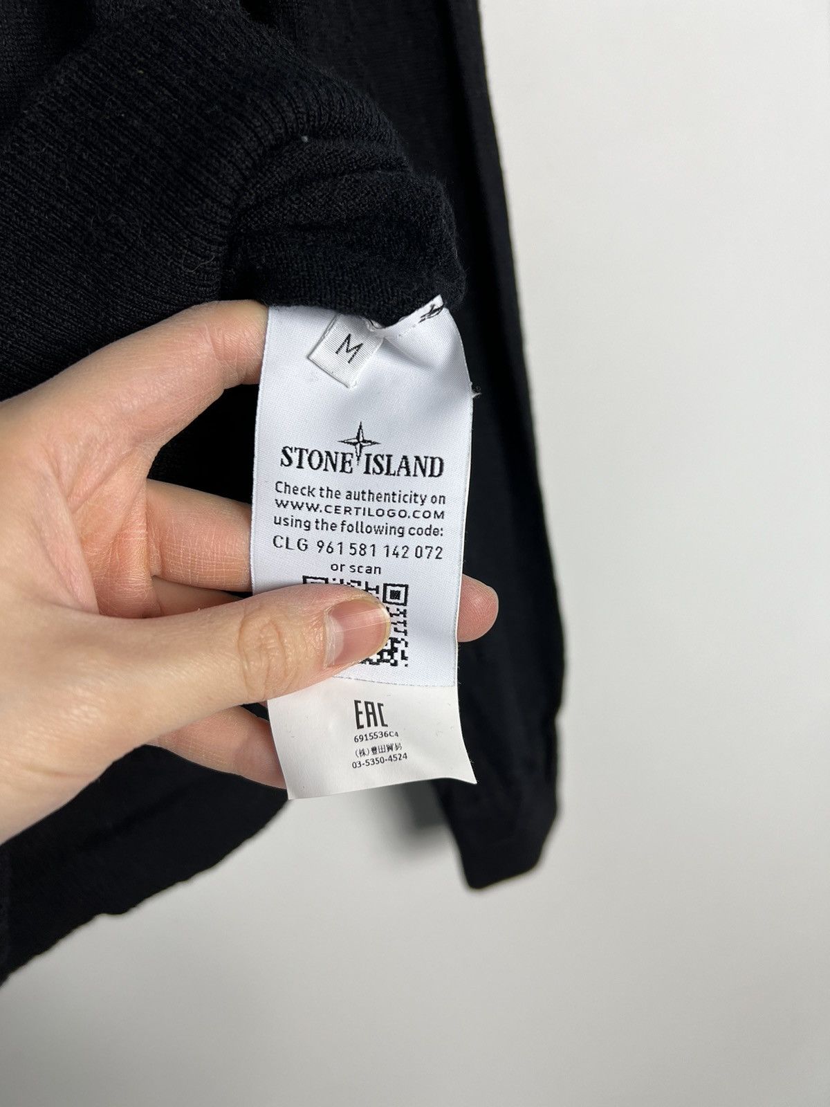 Stone Island Wool Sweater Stone Island zipped black Size US M / EU 48-50 / 2 - 5 Thumbnail