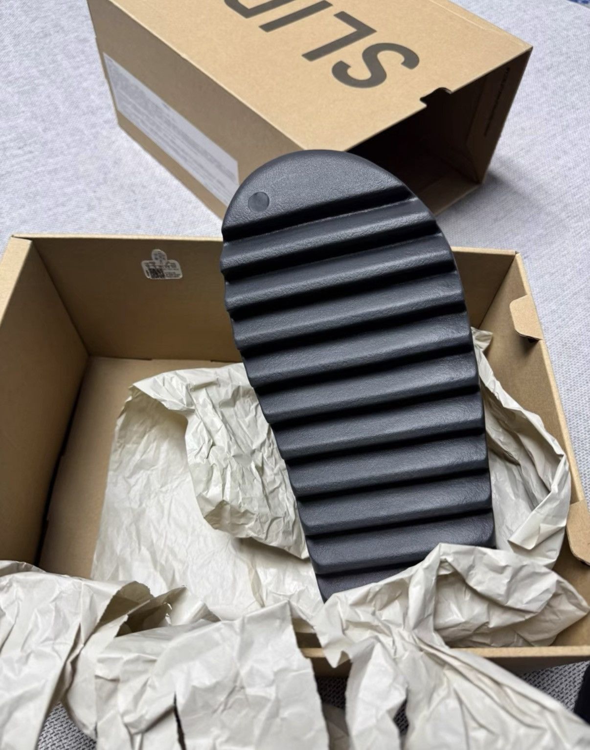 Adidas Adidas Yeezy Slide Onyx HQ6448 K37 Size US 13 / EU 46 - 5 Thumbnail