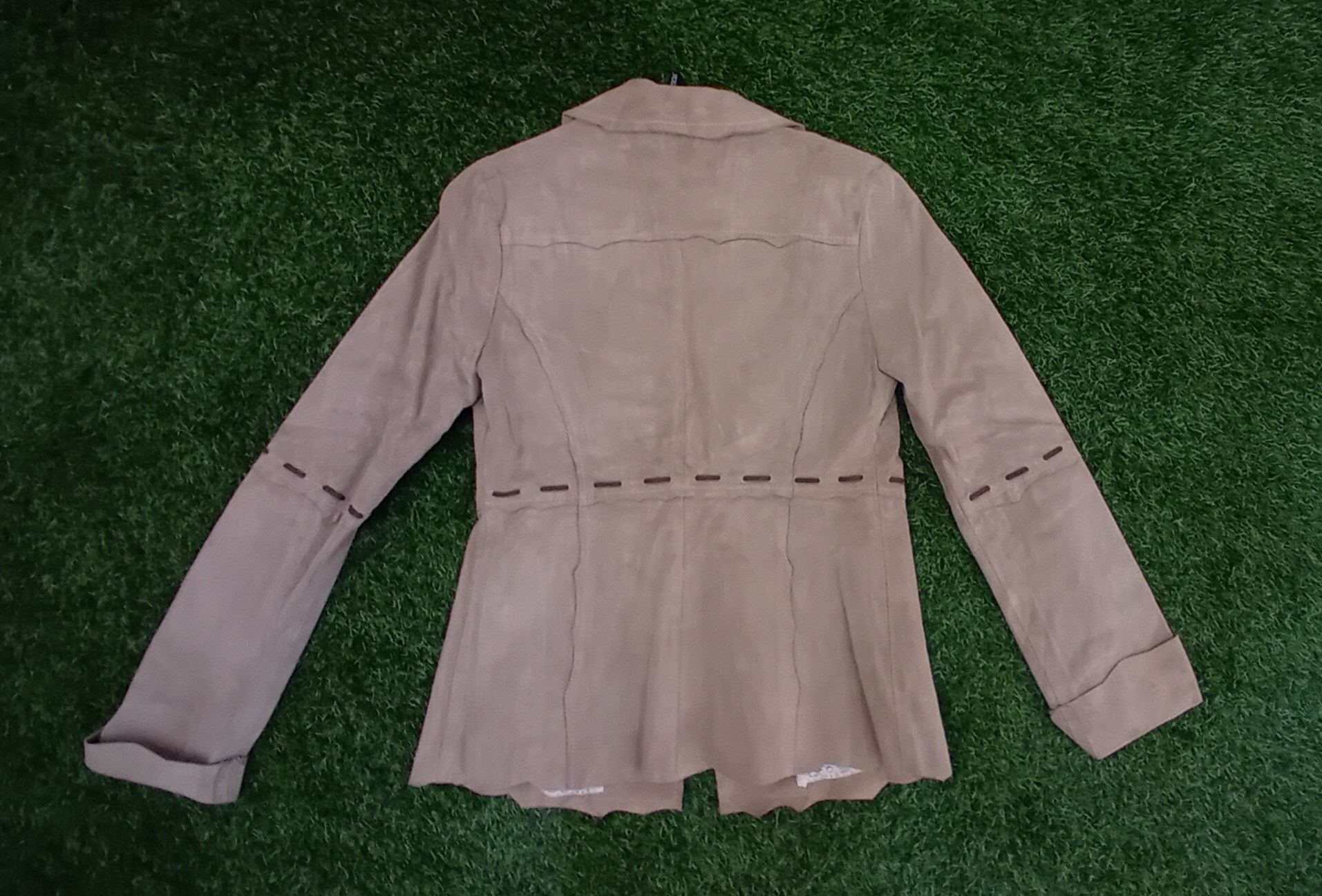 Other A°B°/SOUL° Archive Nude Suede Leather Suit (Blazer+Pants) Size S / US 4 / IT 40 - 8 Thumbnail