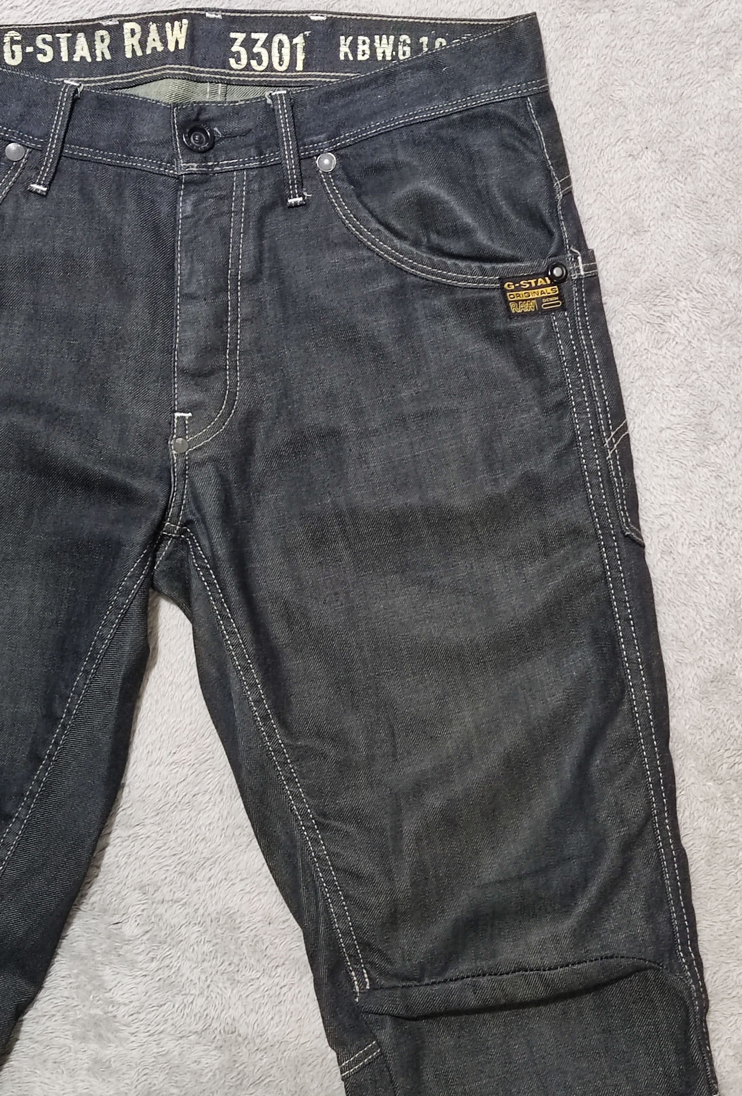 G-Star G-Star Dark Indigo Denim Reinforced Knee Panel Biker Style Size US 34 / EU 50 - 4 Thumbnail