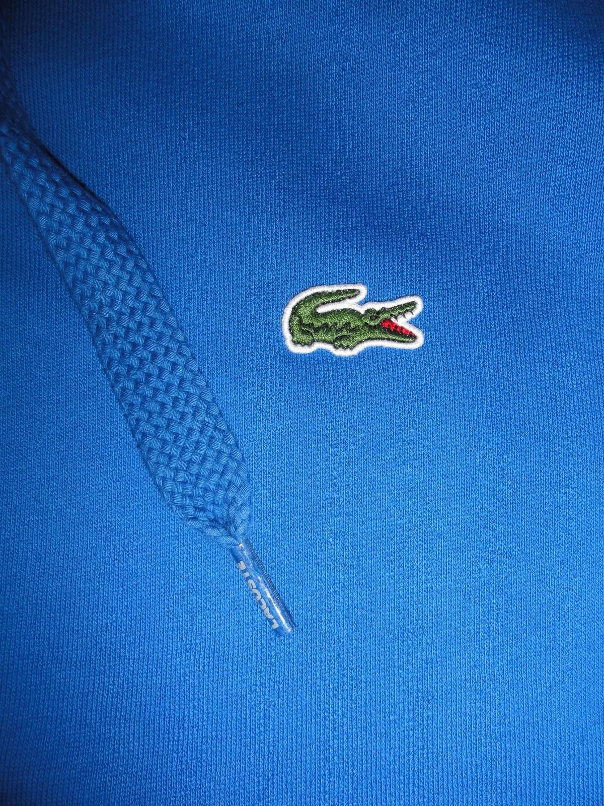 Lacoste Lacoste Mens Full Zip Hoodie Blue Size 8 / XXL XX-Large NWT Size US XXL / EU 58 / 5 - 2 Thumbnail