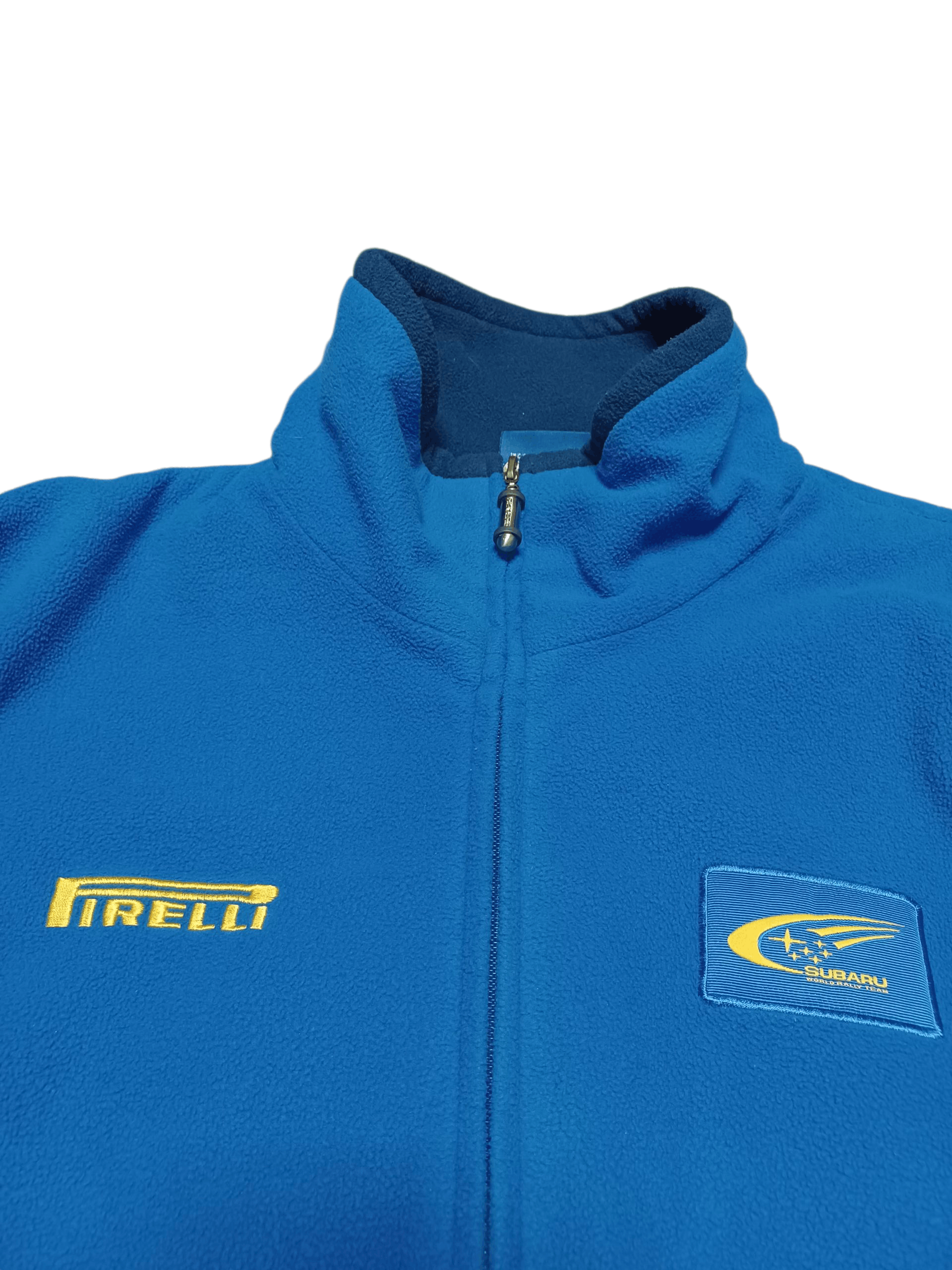 Japanese Brand SUBARU RACING JAPANESE PIRELLI OFFICIAL MERCH FLEECE JACKET Size US XL / EU 56 / 4 - 2 Thumbnail