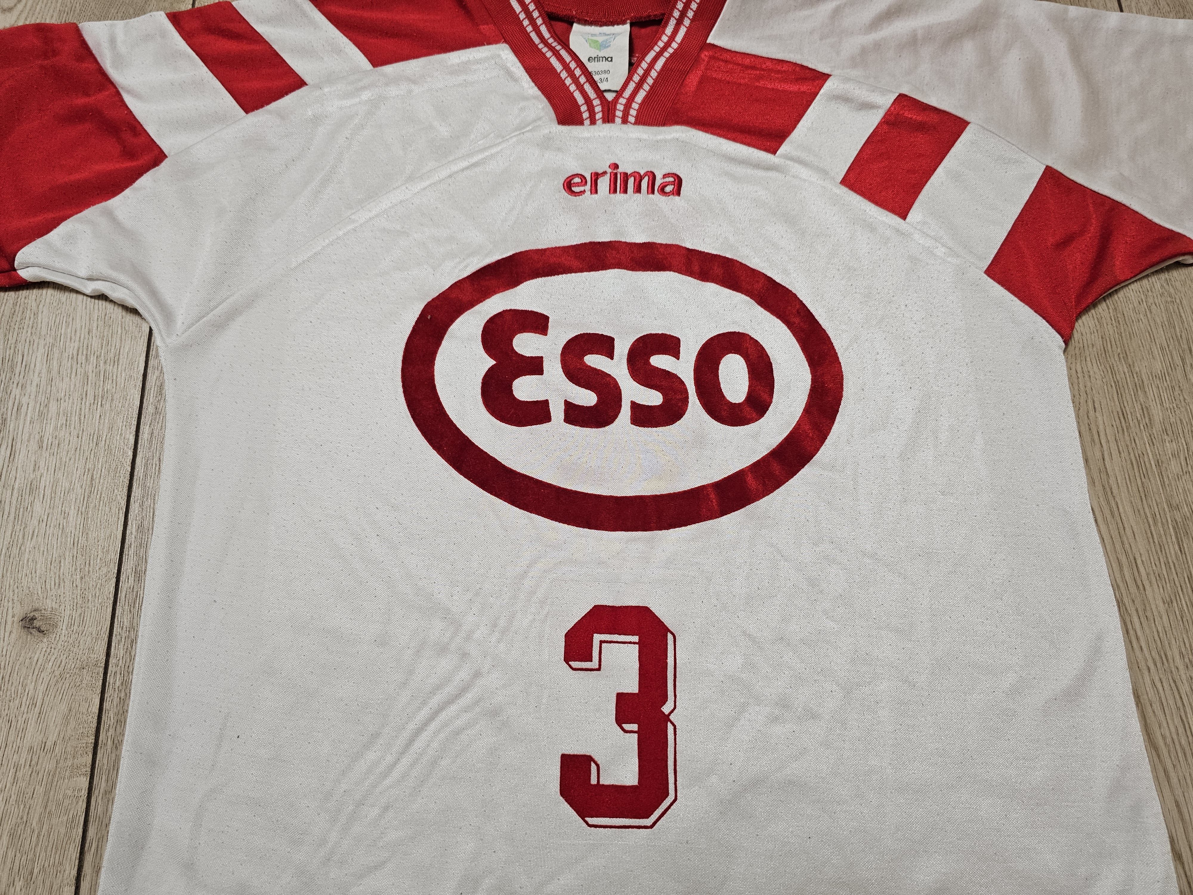 Vintage ERIMA VINTAGE SOCCER JERSEY 80s FOOTBALL SHIRT ESSO VINTAGE Size US S / EU 44-46 / 1 - 3 Thumbnail