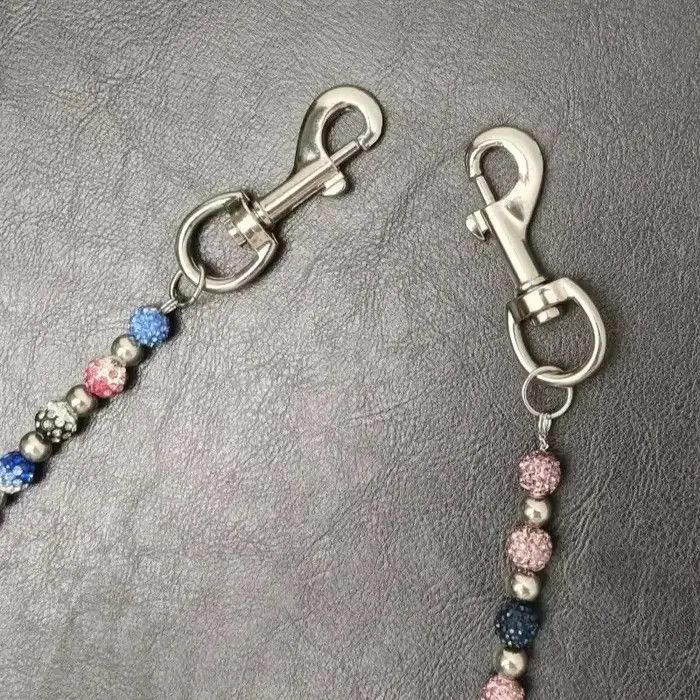 Jewelry Round Bead Rhinestone Multicolor Punk Pants Chain Size ONE SIZE - 9 Thumbnail