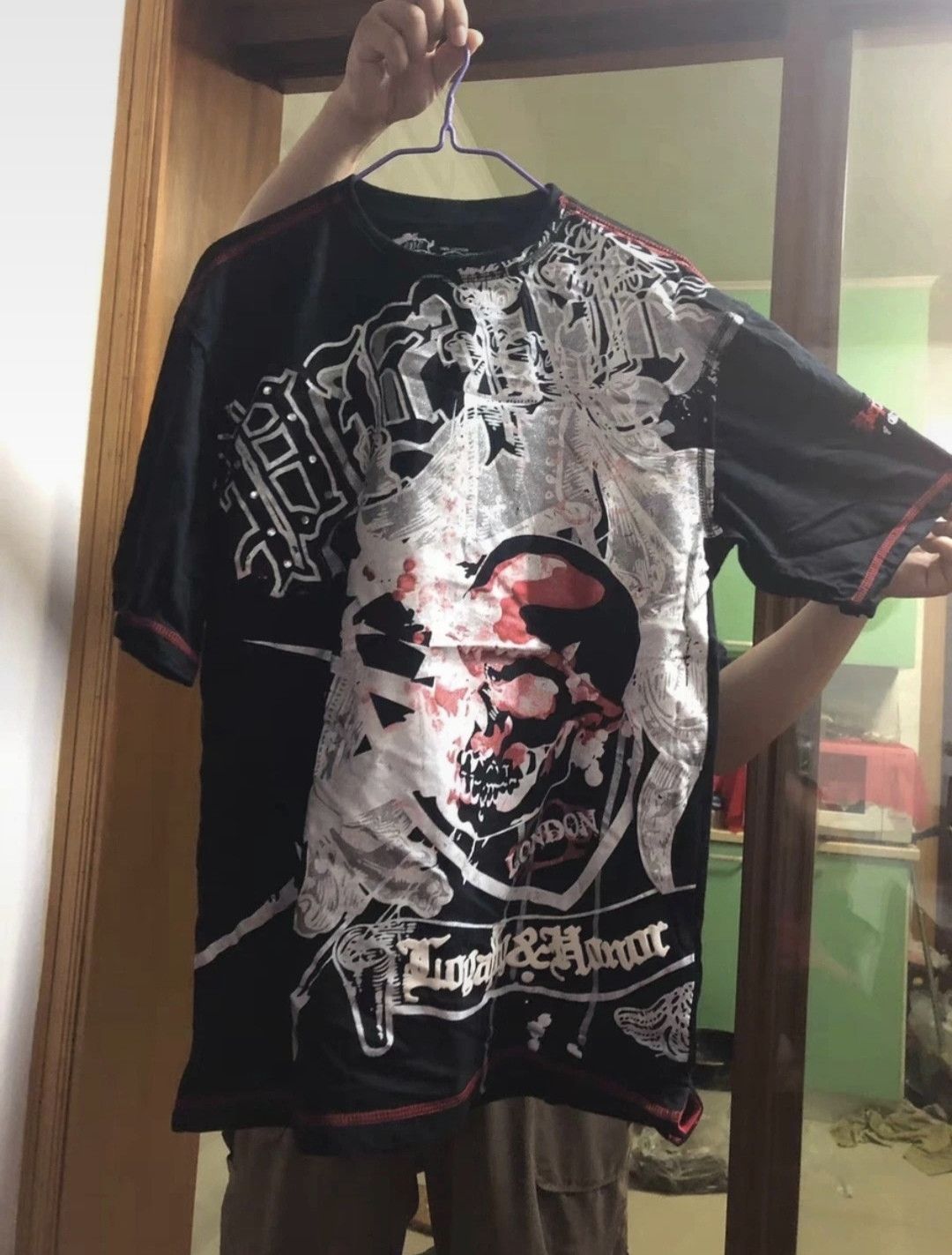 Pepe Jeans pepe jeans grunge skull printed t-shirt Size US L / EU 52-54 / 3 - 1 Thumbnail