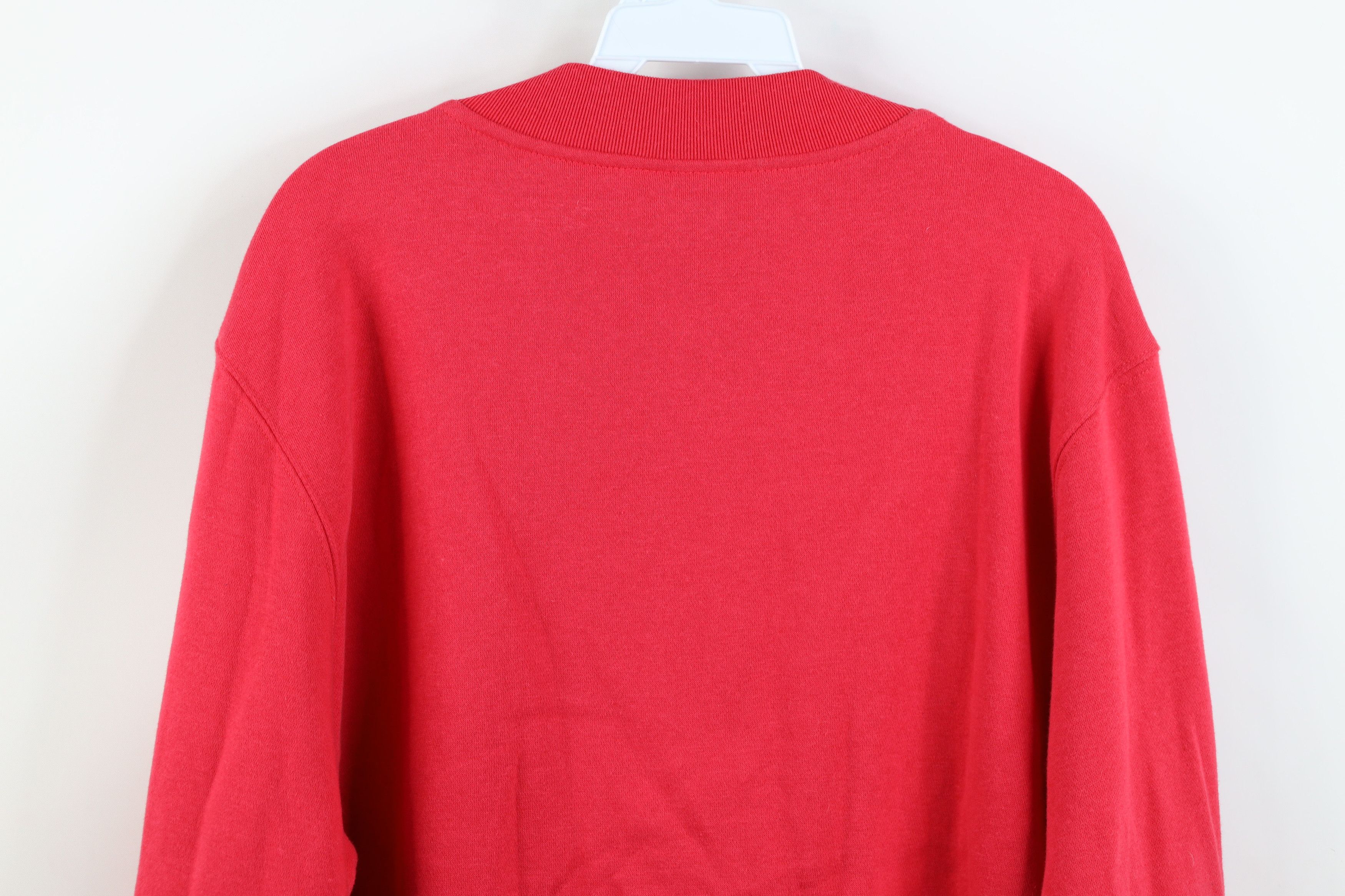 Vintage Vintage 90s Streetwear Blank Snap Button Cardigan Sweatshirt Size M / US 6-8 / IT 42-44 - 13 Thumbnail