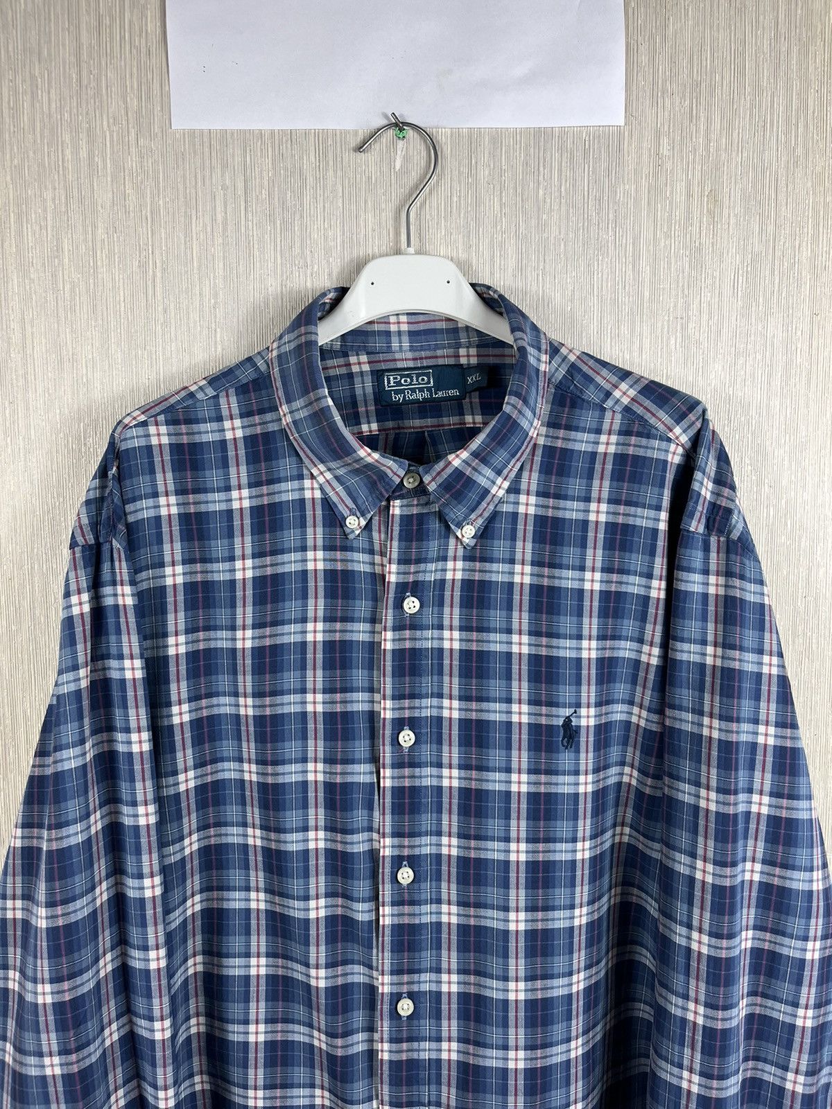 Polo Ralph Lauren × Ralph Lauren × Vintage Vintage 90s Polo Ralph Lauren checked plaid shirt small logo Size US XXL / EU 58 / 5 - 4 Thumbnail