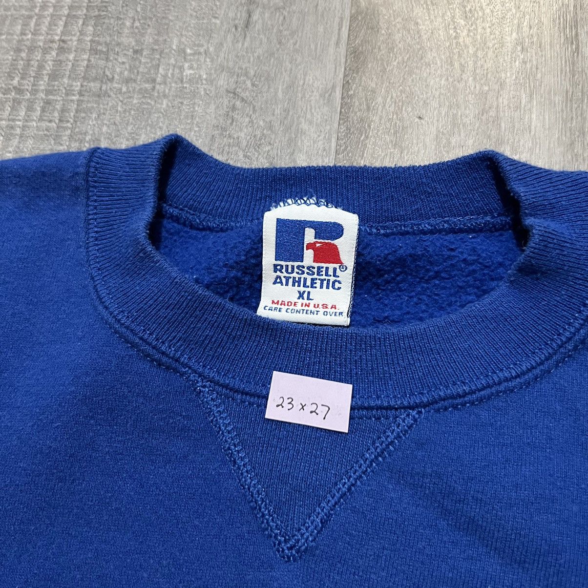 Russell Athletic × Vintage VTG Longmont Trojans Russell Athletic Crewneck Sweatshirt Size US XL / EU 56 / 4 - 4 Thumbnail