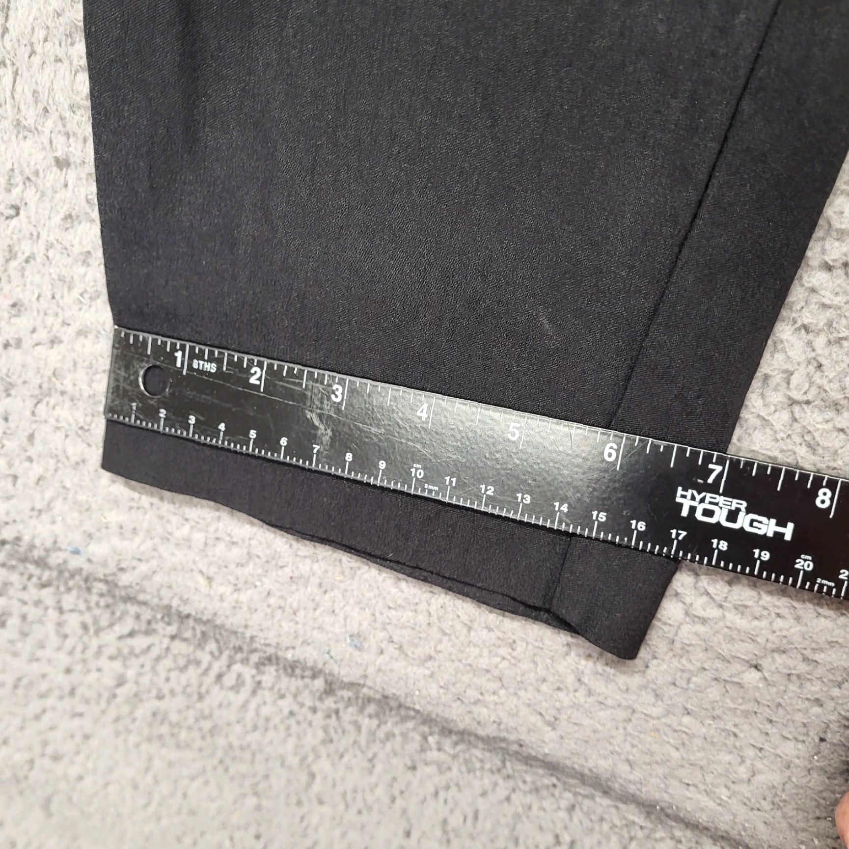 Vintage N Touch Pants Womens 14 Flat Front Straight Leg Pocket Dress Slacks Black Career Mens? Women? Size 36" / US 14 / IT 50 - 7 Thumbnail