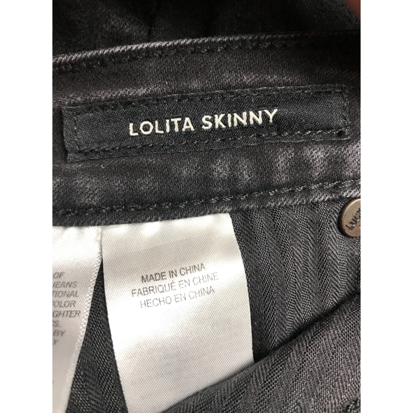 Lucky Brand Lucky Brand Denim Jeans Women's 0/25 Ankle Black Low Rise Lolita Skinny Jeans Size 25" / US 0 / IT 36 - 5 Thumbnail