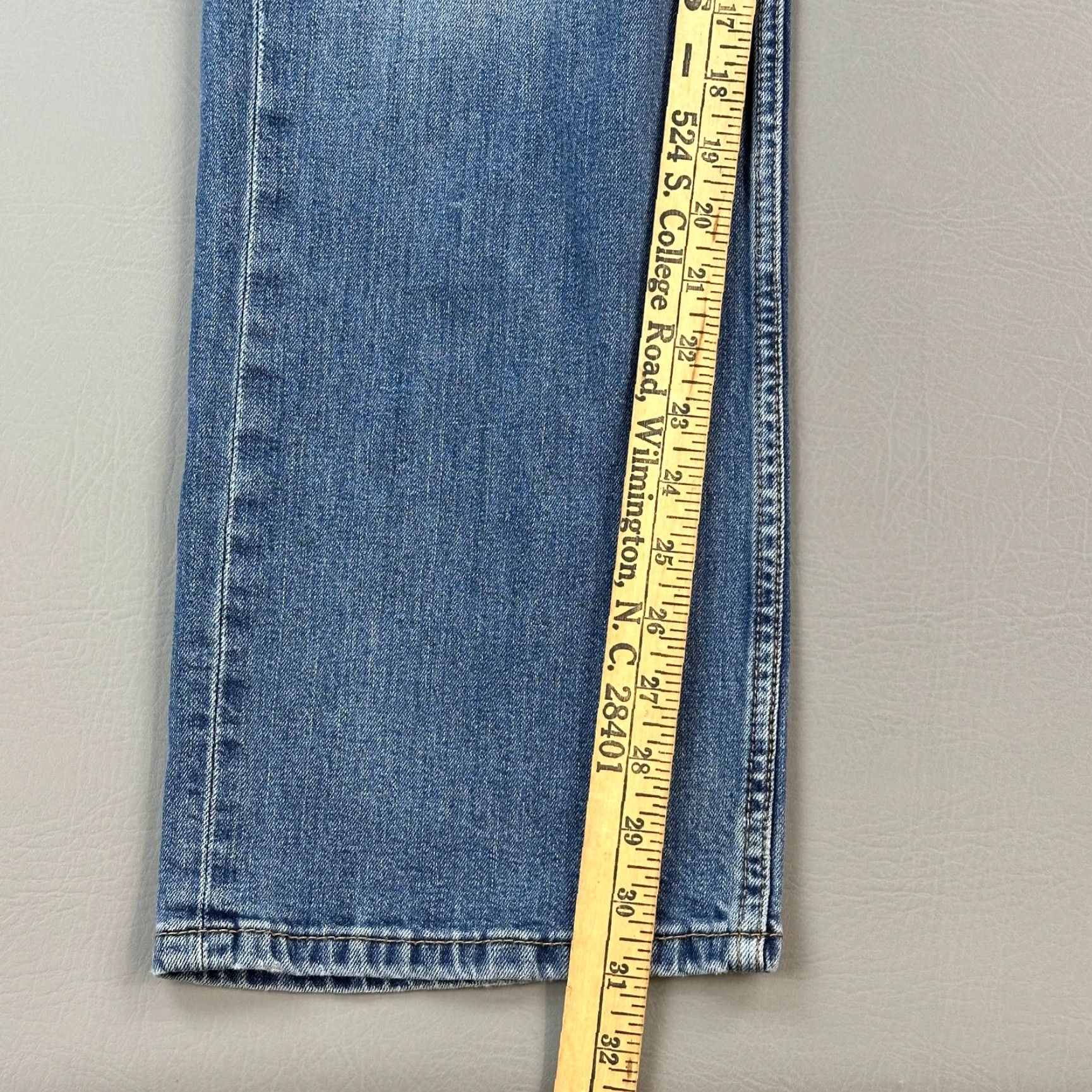 Levi's Levi's 514 Jeans Mens 38x31 Blue Denim Straight Stretch Zip Fly Casual Jeans Regular Mens Size US 38 / EU 54 - 3 Thumbnail