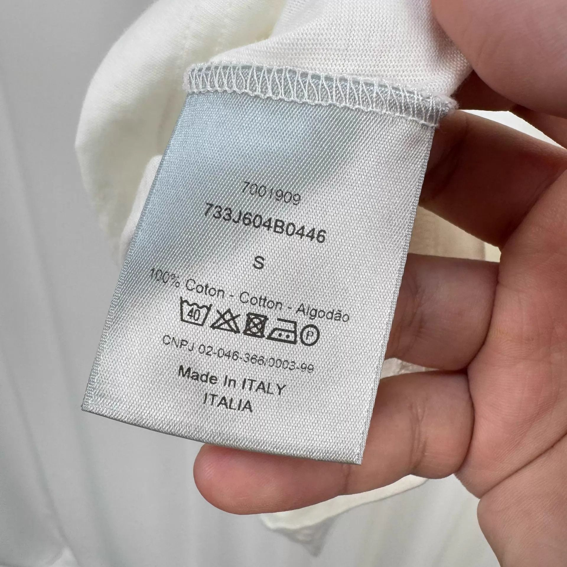 Dior Dior Embroidered Bee V-Neck Short Sleeve S 98 New Size US S / EU 44-46 / 1 - 6 Thumbnail