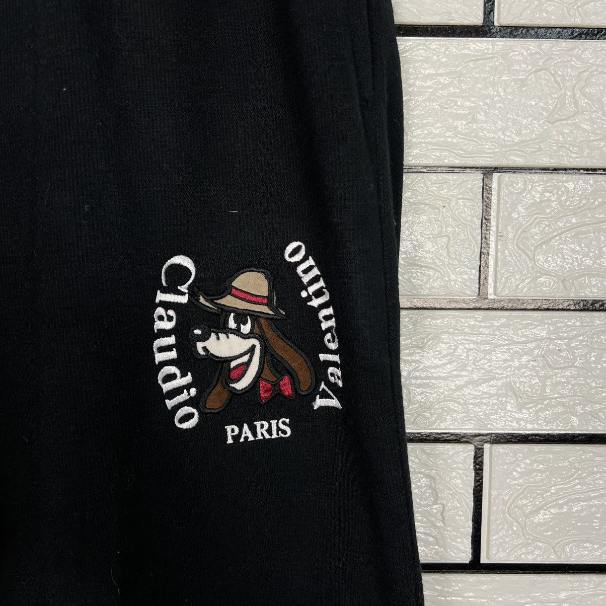 Other CLAUDIO VALENTINO Embroidered Logo Sweatpant #4164-C191 Size US 30 / EU 46 - 3 Thumbnail