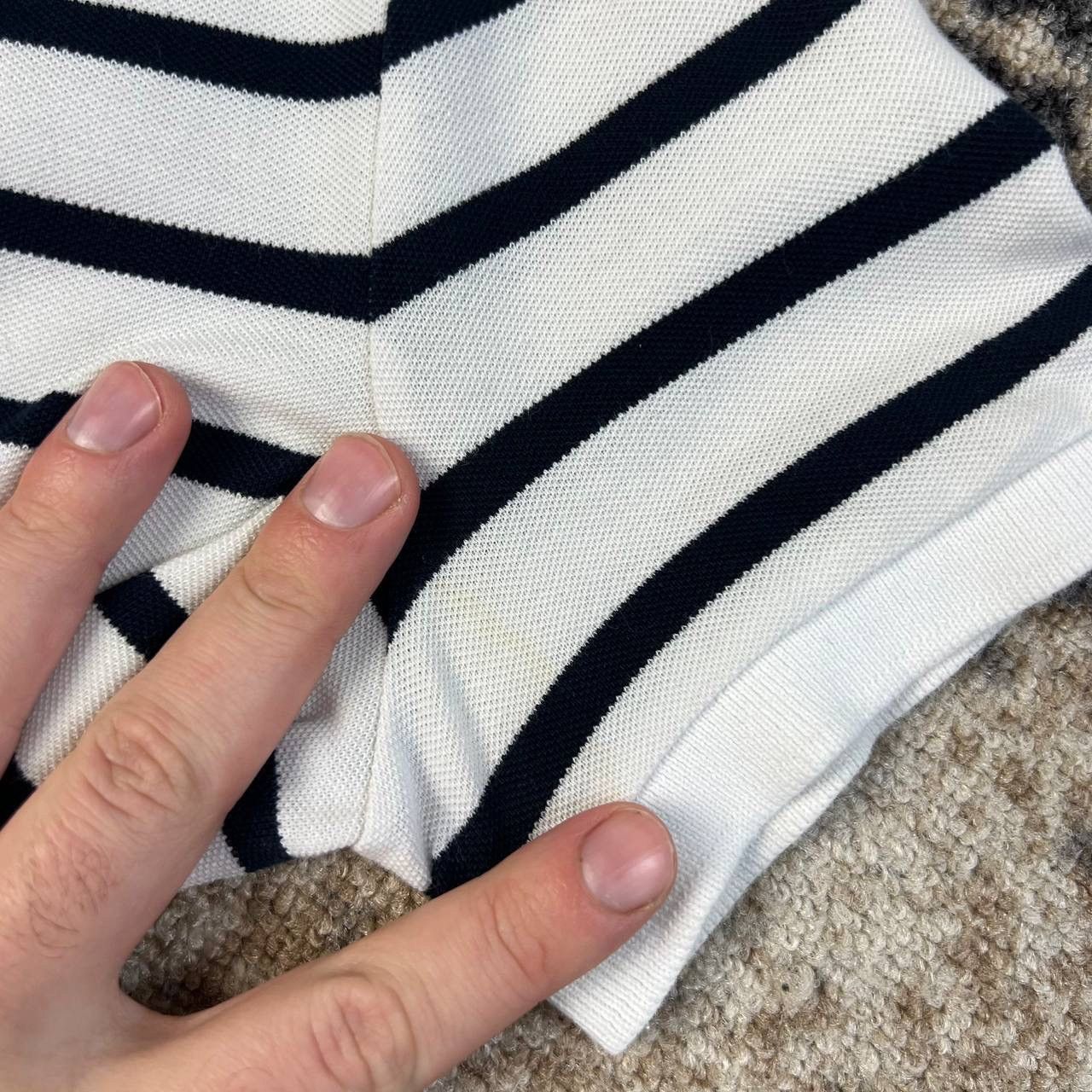 Burberry Burberry Luxury Striped Polo T-Shirt Streetwear Style Size XS / US 0-2 / IT 36-38 - 7 Thumbnail