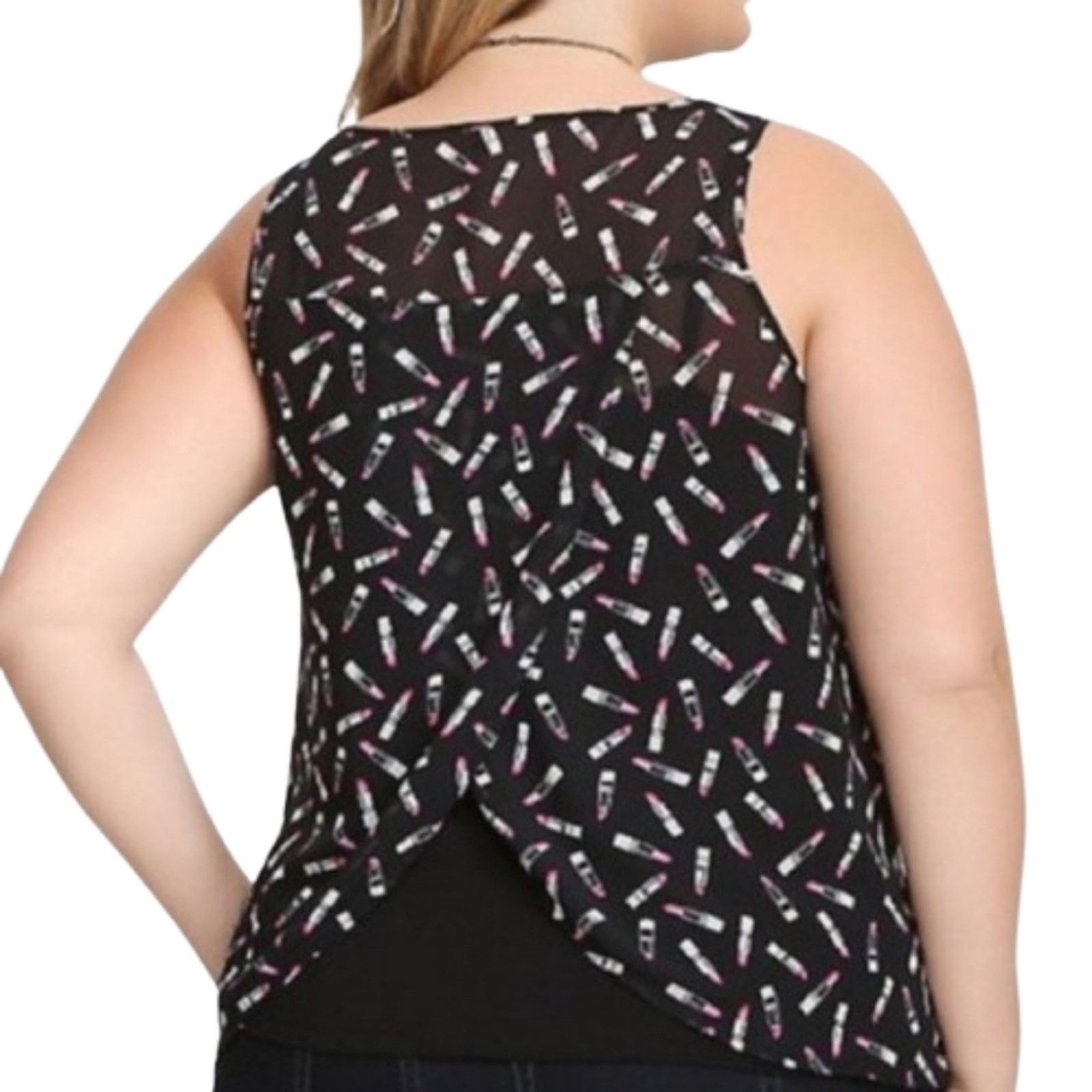 Torrid TORRID ☆ PINK LIPSTICK ☆ PETAL BACK TANK ☆ 4x ☆ NWT Size 4XL / US 24-26 - 8 Thumbnail