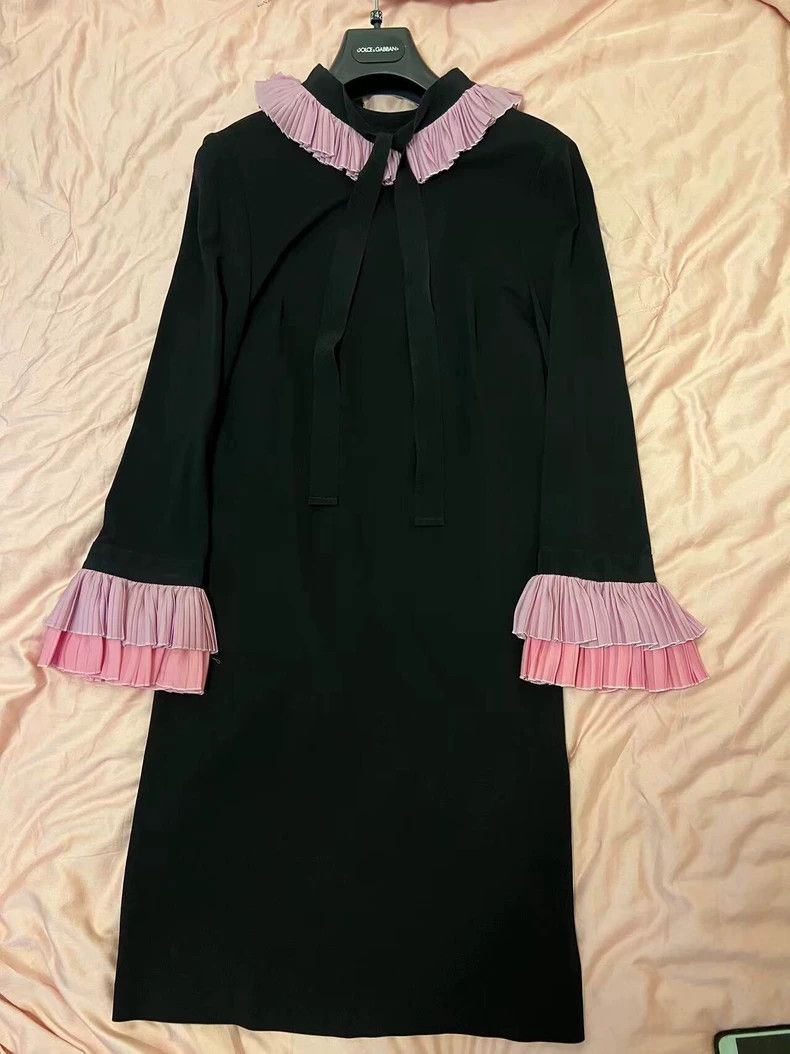 GucciSilk lace dress 2503-Nextarrow