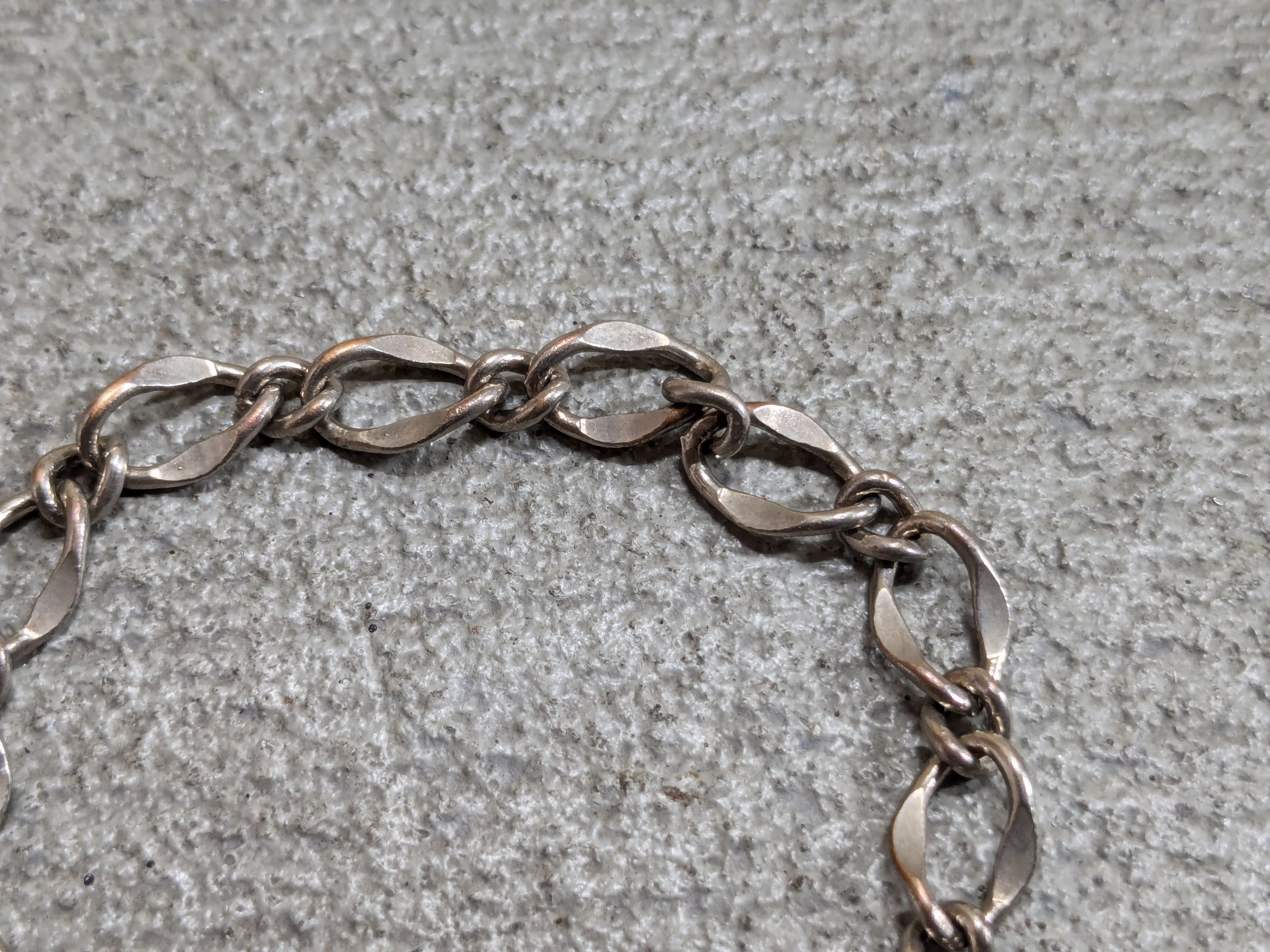 Jewelry × Vintage Vintage Bracelet Oval 6.5" Chain Link Avant Garde Size ONE SIZE - 6 Thumbnail