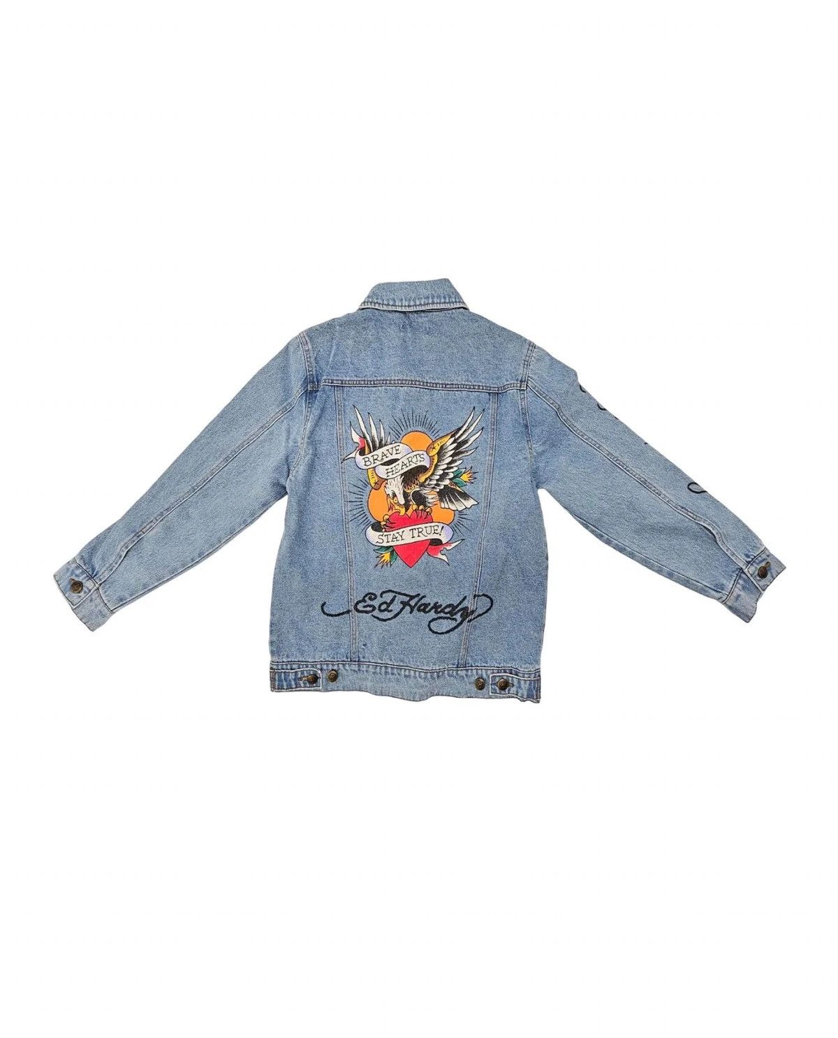 Ed Hardy Ed hardy Denim jacket Size L / US 10 / IT 46 - 1 Thumbnail