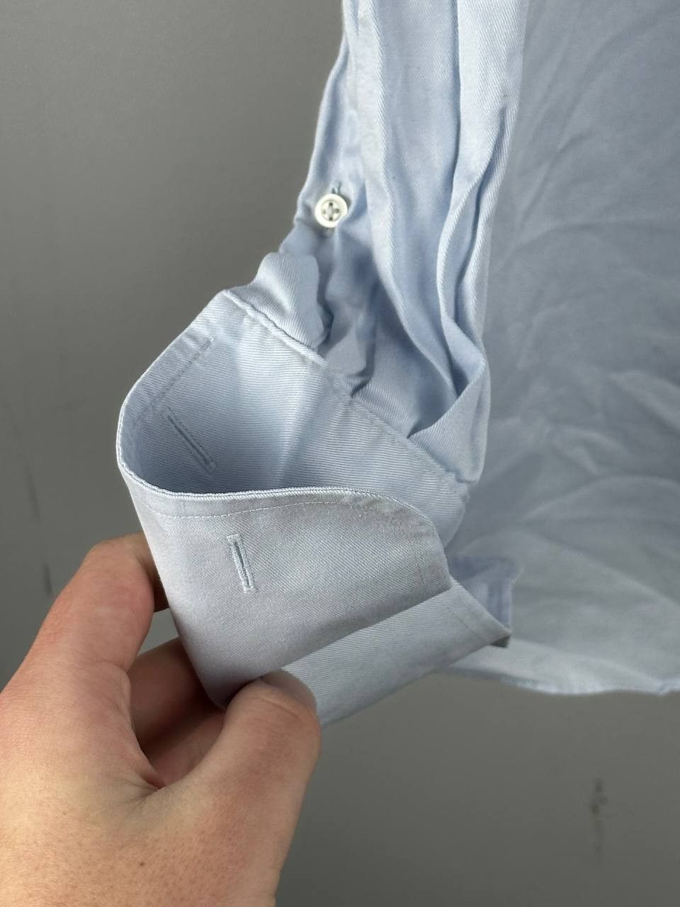 J. Press Proper Cloth Luxury Blue Dress Shirt Size US L / EU 52-54 / 3 - 6 Thumbnail