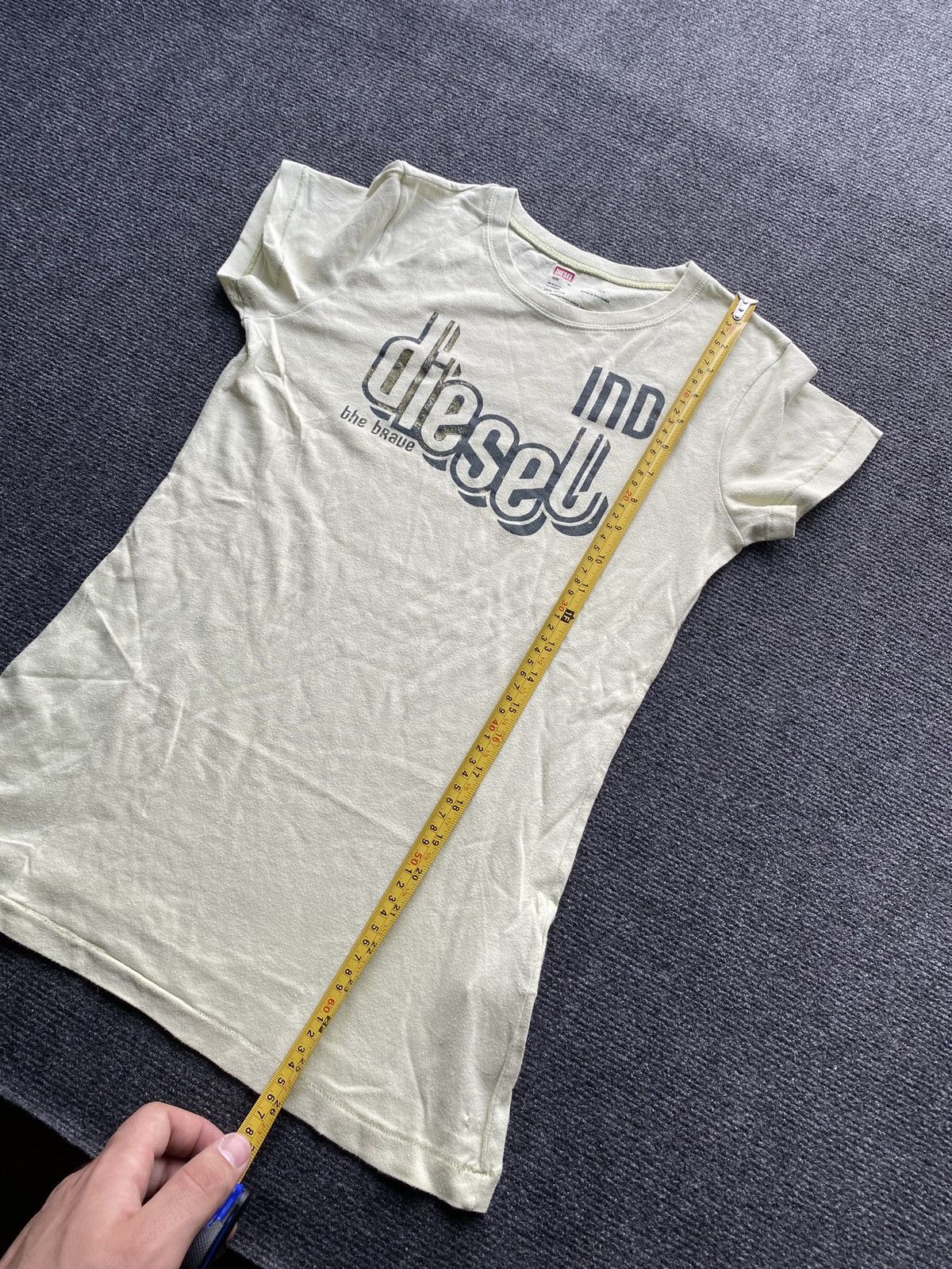 Diesel 🔥Opium Punk Diesel yellow faded top m alt gothic Size M / US 6-8 / IT 42-44 - 5 Thumbnail