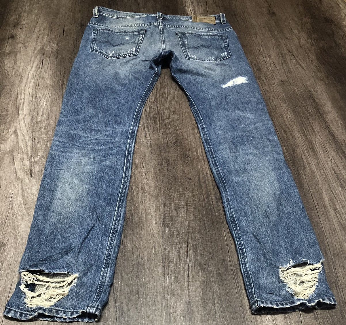 Diesel × Vintage Vintage Diesel Industry Distressed Denim Size US 34 / EU 50 - 15 Thumbnail