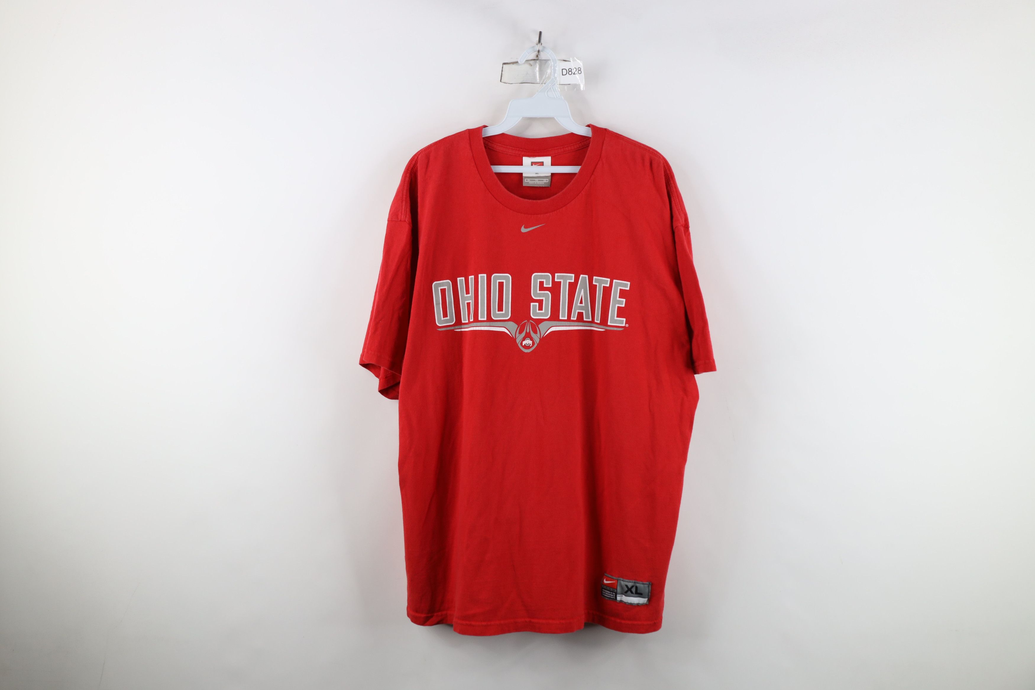 Nike Vintage Nike Swoosh Ohio State University Football T-Shirt Size US XL / EU 56 / 4 - 1 Thumbnail