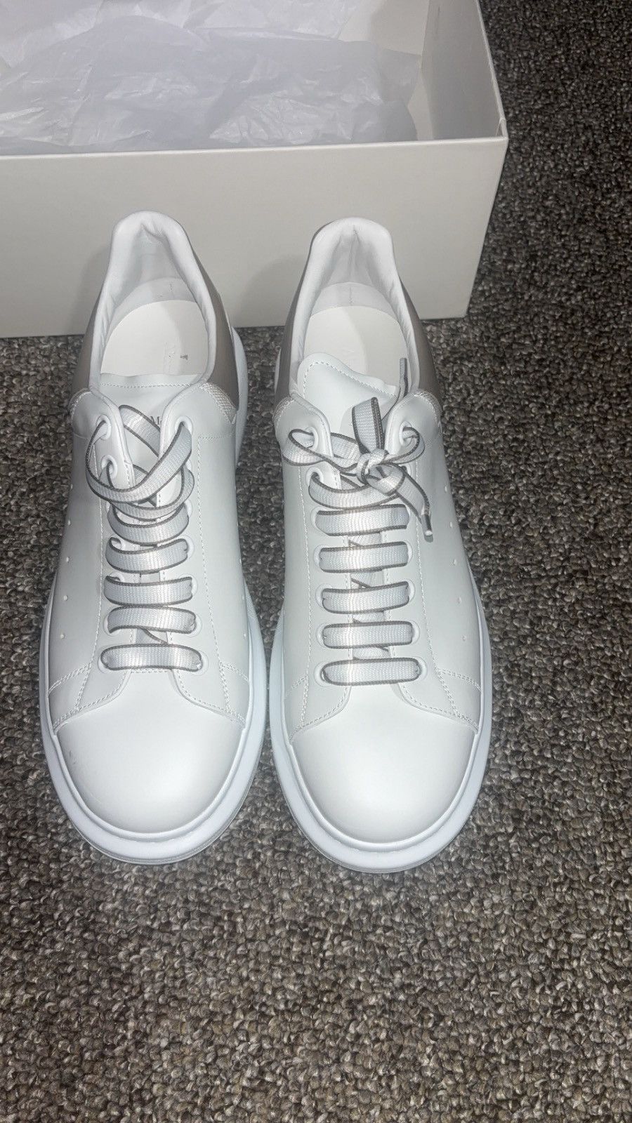Alexander McQueen White stone Alexander mcqueens Size US 12 / EU 45 - 2 Thumbnail