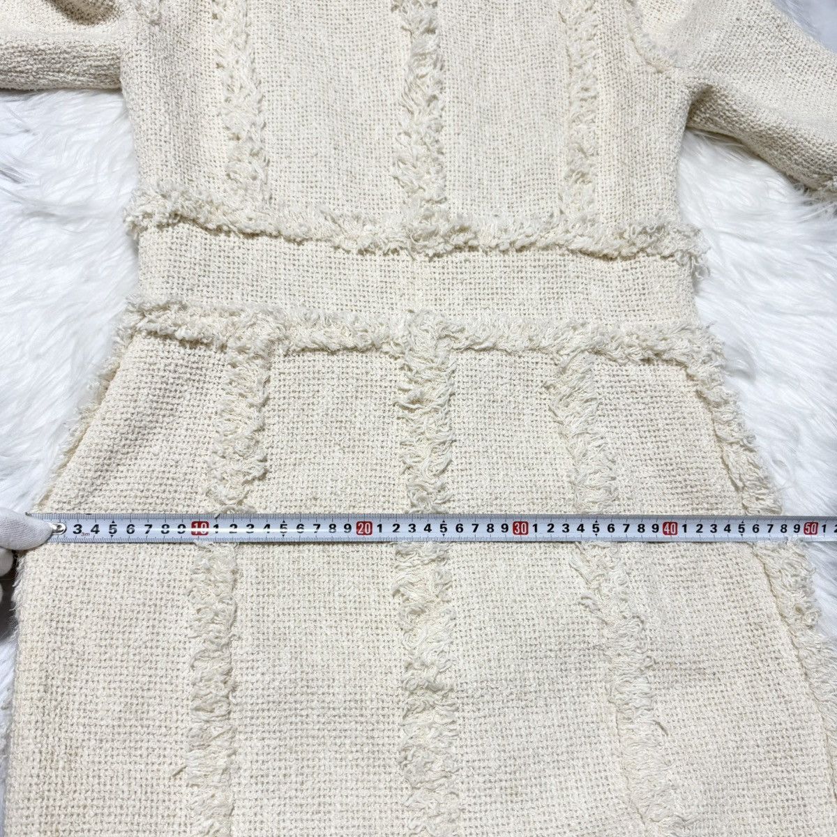Chanel Genuine Chanel COCO Decoration Fringe Design Knit Dress 42 Size M / US 6-8 / IT 42-44 - 18 Thumbnail
