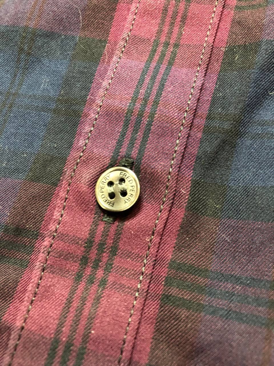 Fred Perry Vintage Fred Perry Checked Shirt LONG sleeve Size US XL / EU 56 / 4 - 6 Thumbnail
