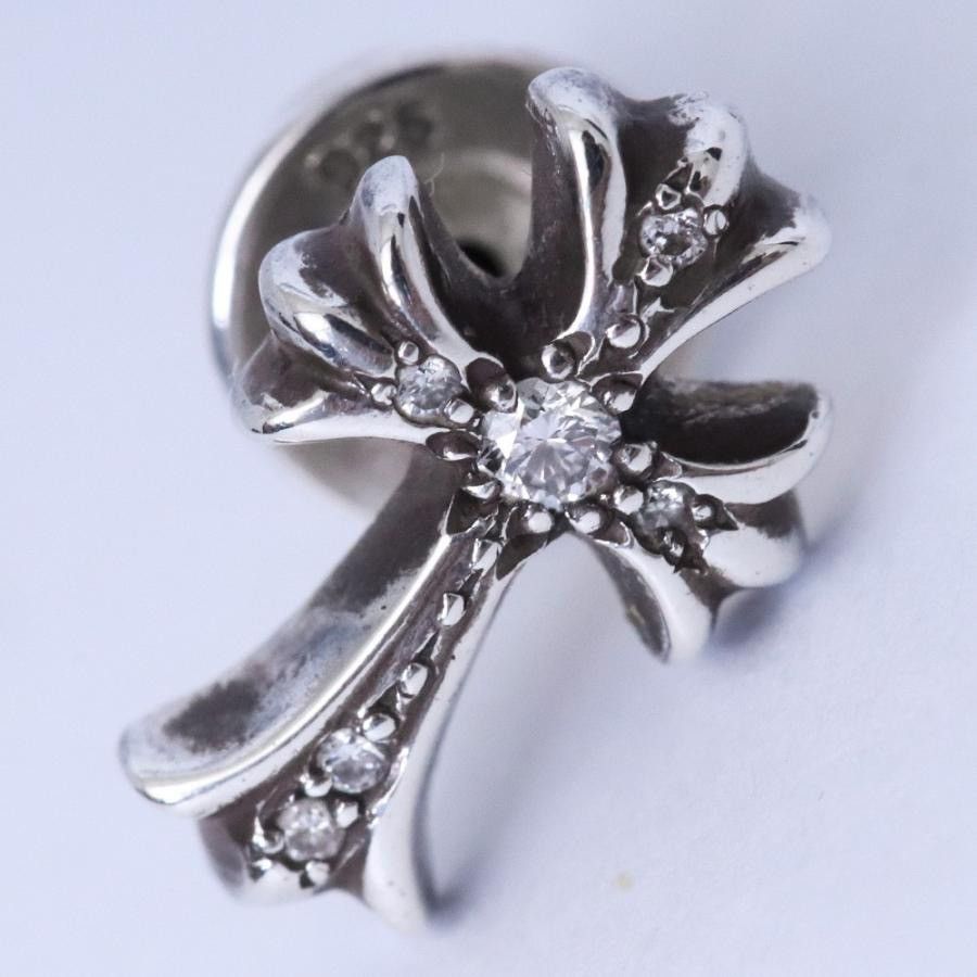 Chrome Hearts Chrome Hearts Pave diamond Ch Cross Earring Size ONE SIZE - 2 Thumbnail