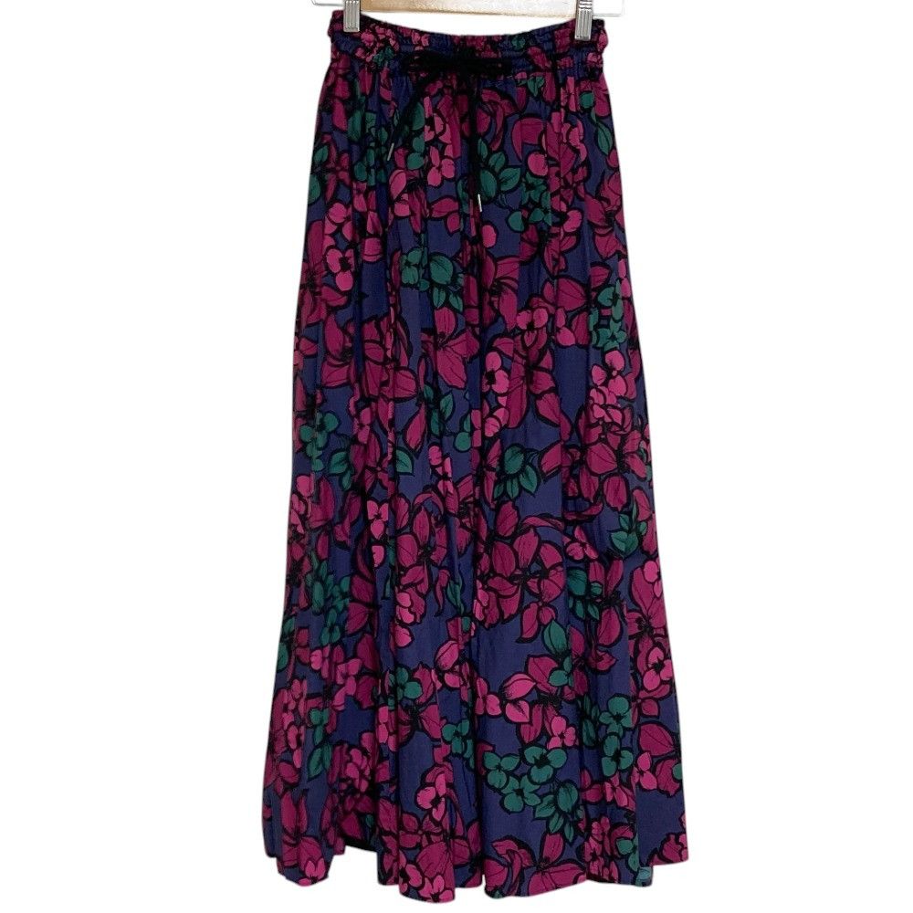 Other Other OBLI Flower Print Long Skirt Textile Skirts DUTY FREE for USA Size ONE SIZE - 1 Thumbnail