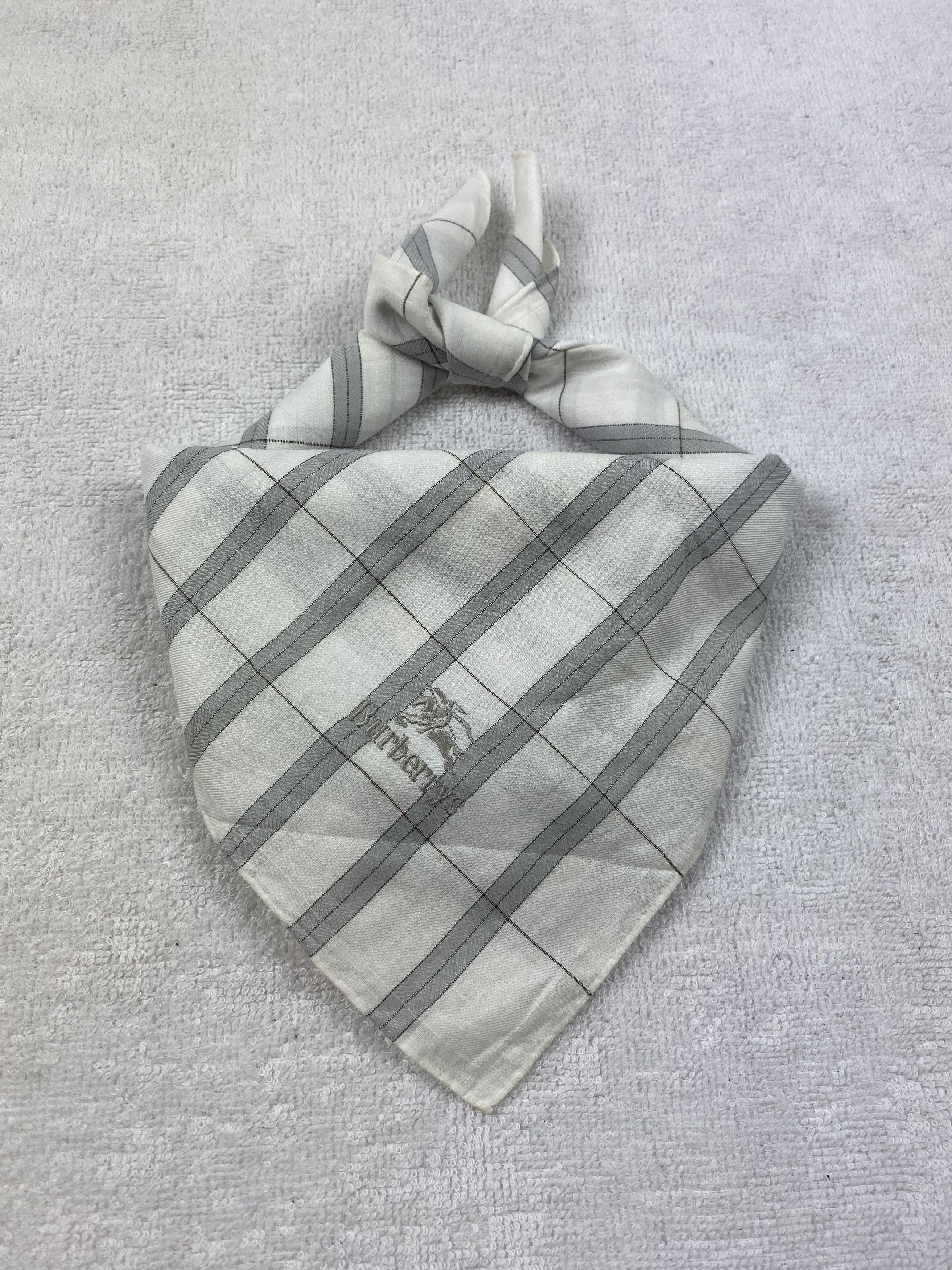 Burberry Vintage Burberrys Handkerchief / Bandana / Neckerchief Size ONE SIZE - 2 Thumbnail