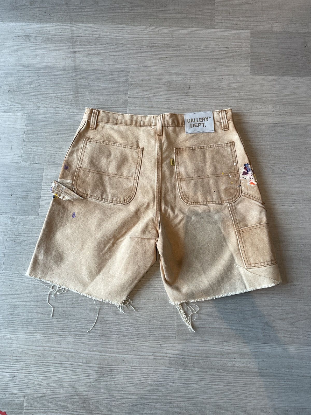 Gallery Dept. Gallery Dept. Carpenter Shorts Tan Size US 33 - 2 Thumbnail