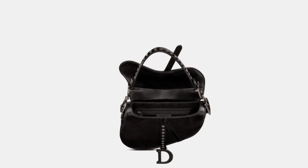 Dior o1w1db10125 Size: OS / Saddle Bag with Strap in Black Size ONE SIZE - 4 Thumbnail