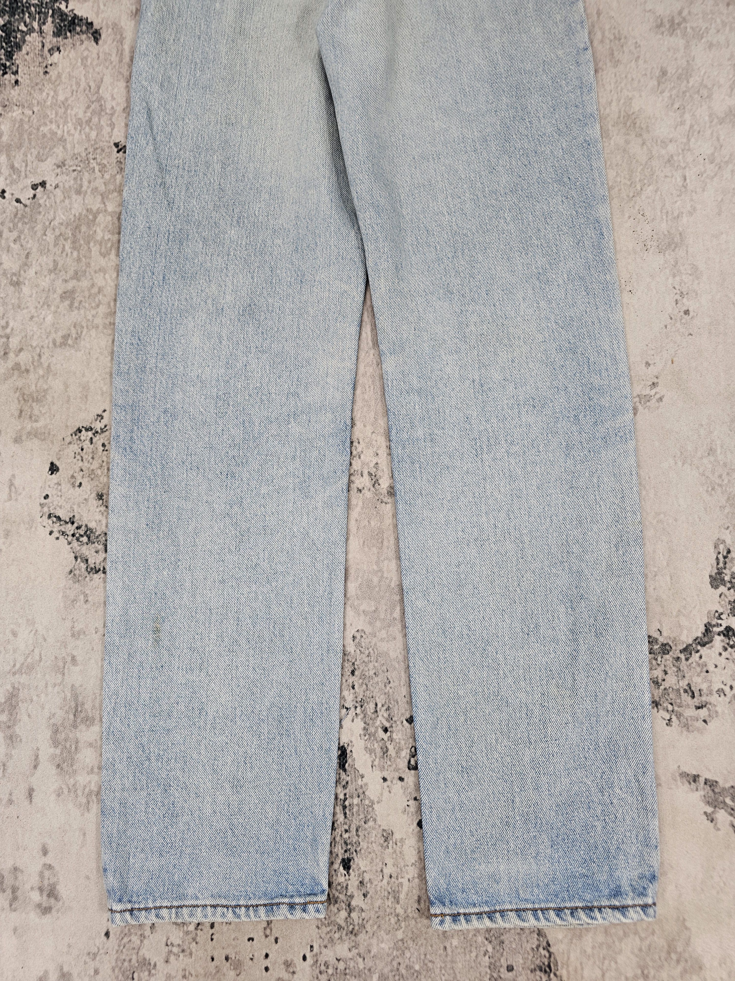 Levi's Vintage Clothing Vtg LEVIS W515 0227 Faded Light Blue High Rise Jeans L0559 Size US 26 / EU 42 - 4 Thumbnail