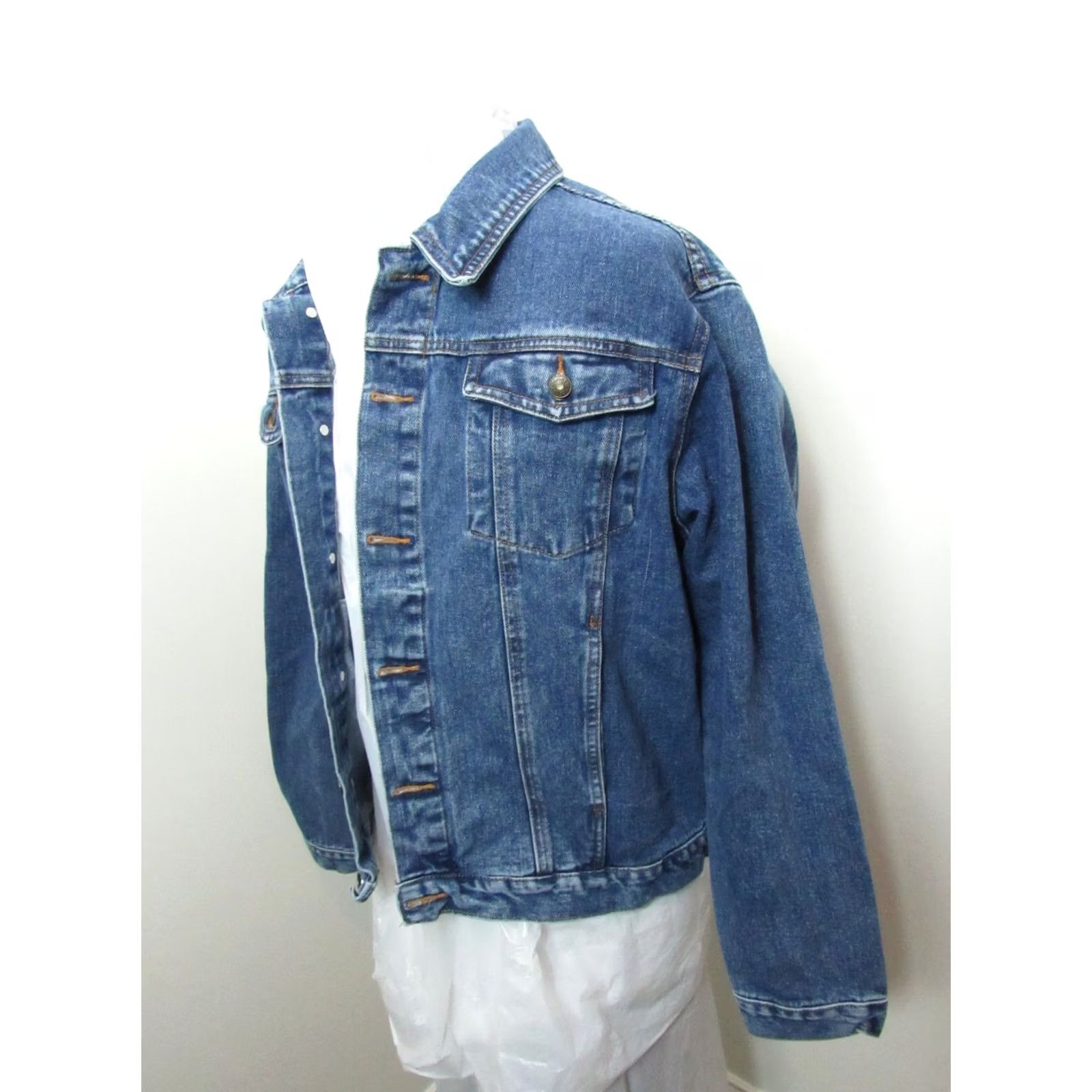 Chaps VINTAGE CHAPS Ralph Lauren Denim Jacket Adult Large Blue 90s Mens Size US 33 - 3 Thumbnail
