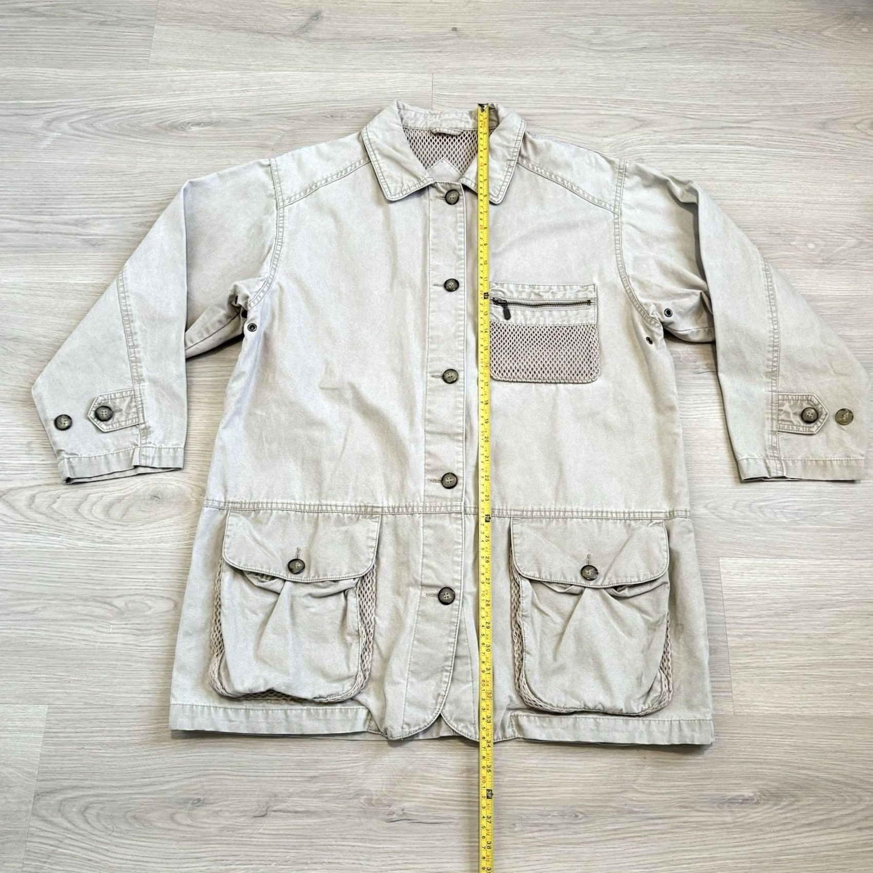 Eddie Bauer Vintage Eddie Bauer Jacket L Khaki Utility Hunting Safari With Multiple Pockets Size US L / EU 52-54 / 3 - 7 Thumbnail