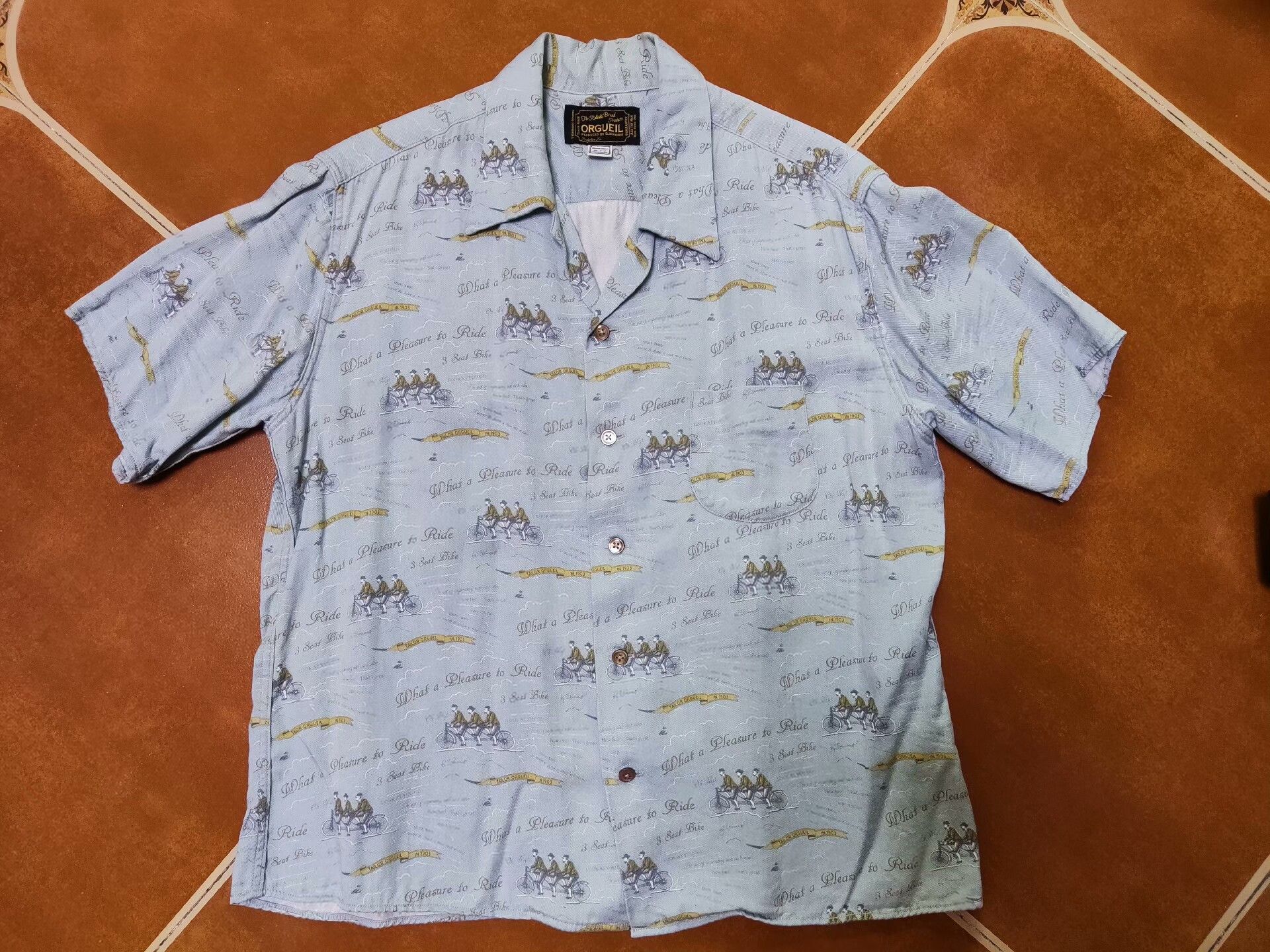 Porter Classic Orgueil Hawaiian Shirt Size 42 Size US XS / EU 42 / 0 - 1 Thumbnail