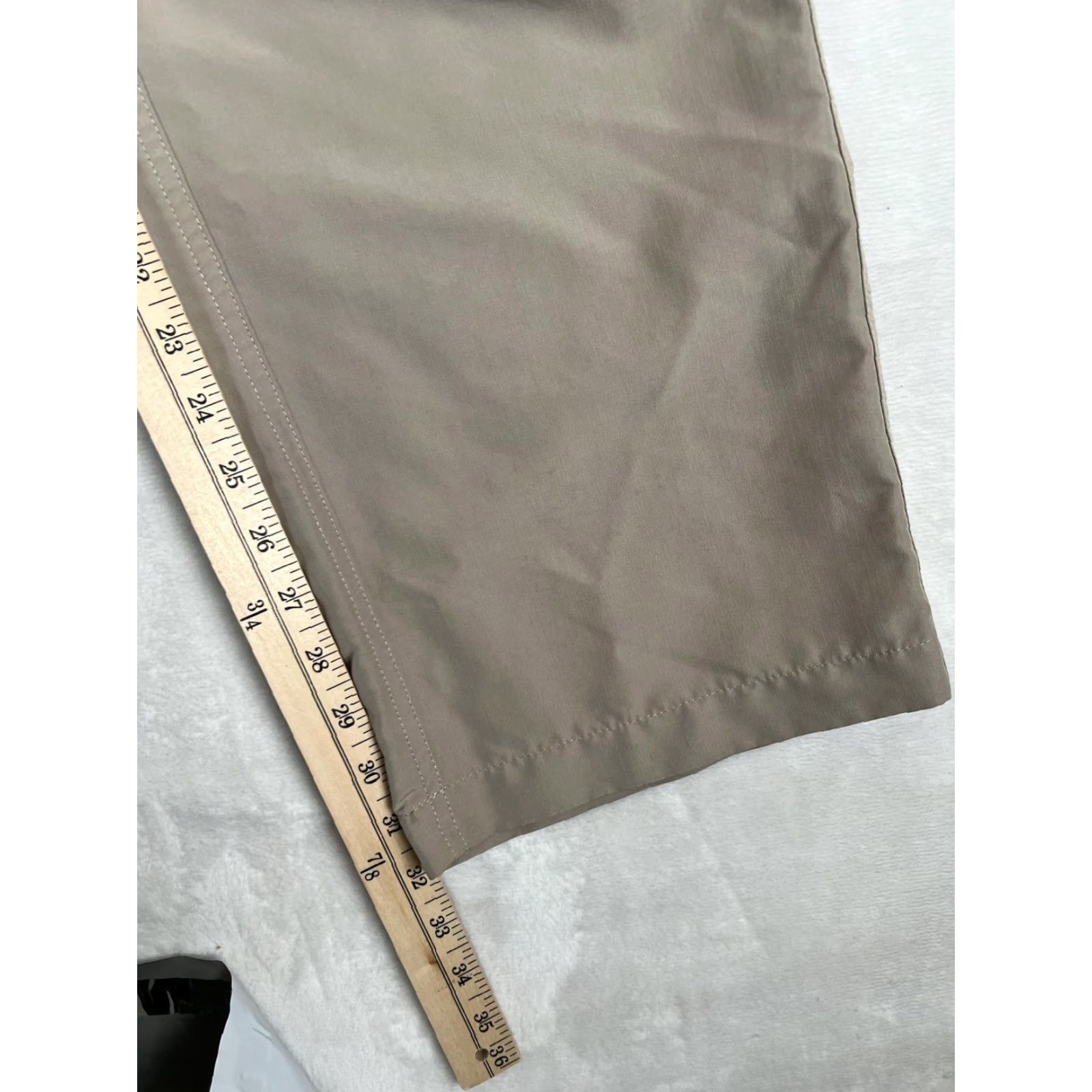 Vintage Field & Stream Pants Mens XL Khaki Lightweight Hiking Fishing Elastic Waist Size US 36 / EU 52 - 4 Thumbnail