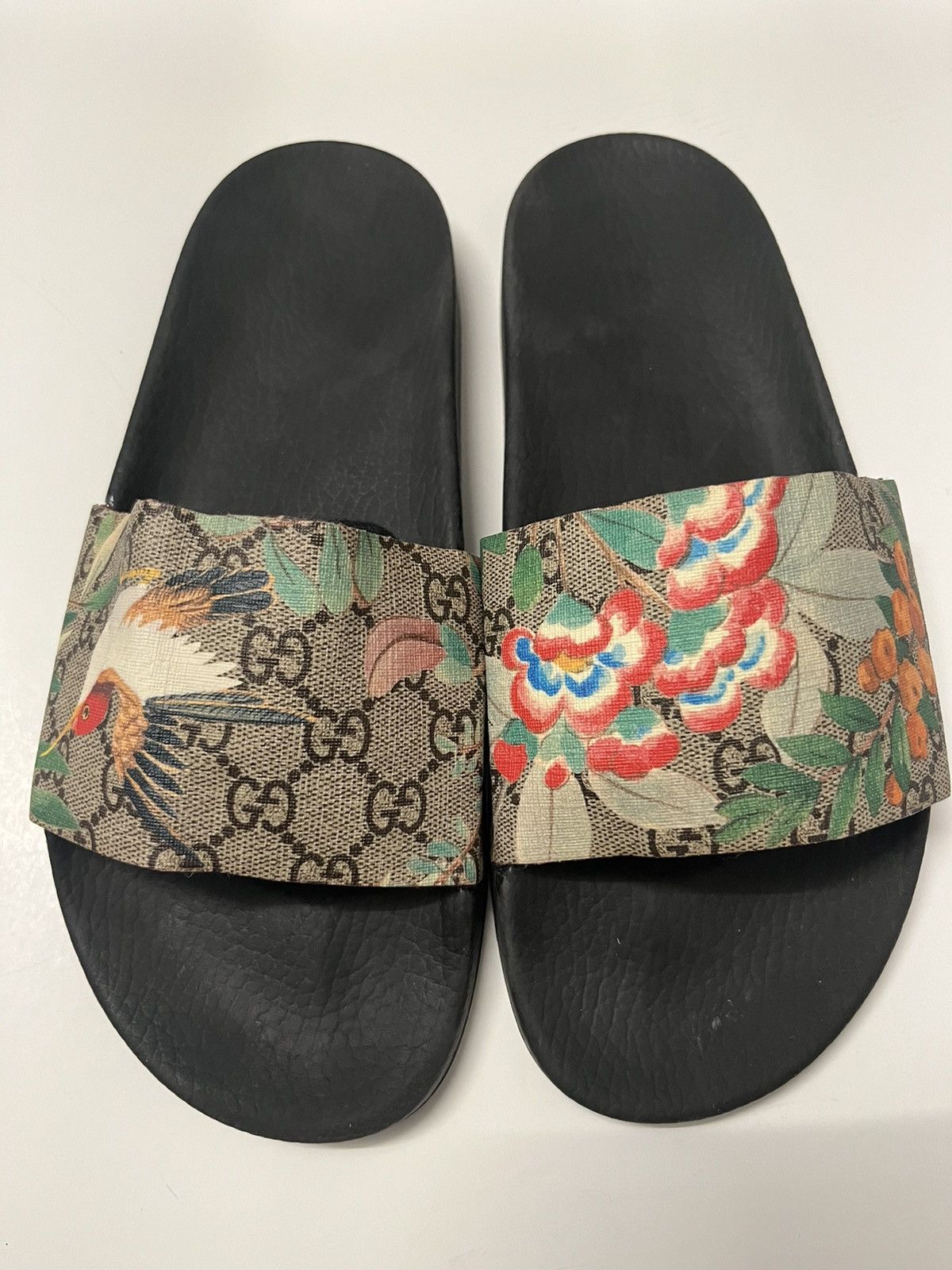 Gucci Gucci Flip Flops Zoo Supreme Slides Size 8 Grailed