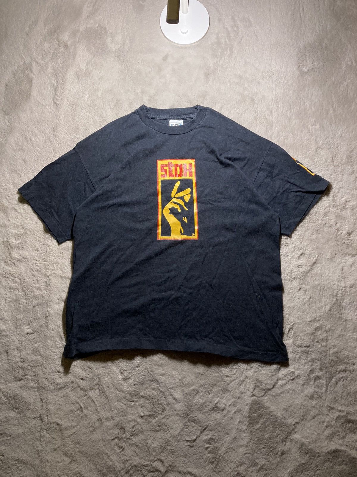 Band Tees × Vintage ⛩️Crazy vintage Stax Memphis record label faded band shirt⛩️ Size US XL / EU 56 / 4 - 1 Thumbnail