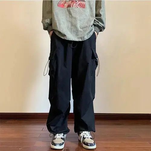 Jean Etsuko x Mayu Black Color Elastik Jogger Cargo Pant Size US 30 / EU 46 - 1 Thumbnail