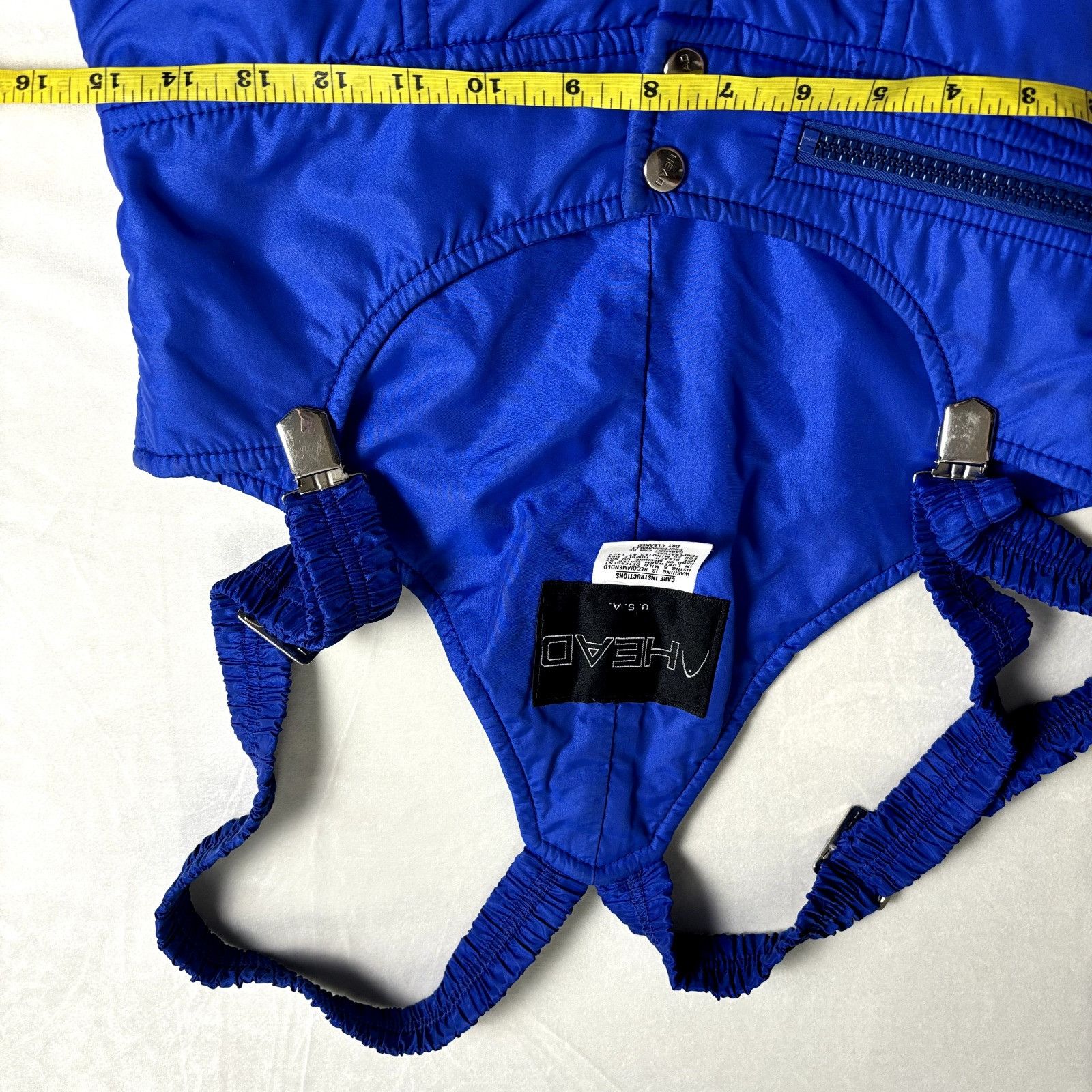 Other Head Blue Women's Ski Bibs Sz S-M Nylon Snow Pants Adjustabl Size US 26 / EU 42 - 13 Thumbnail